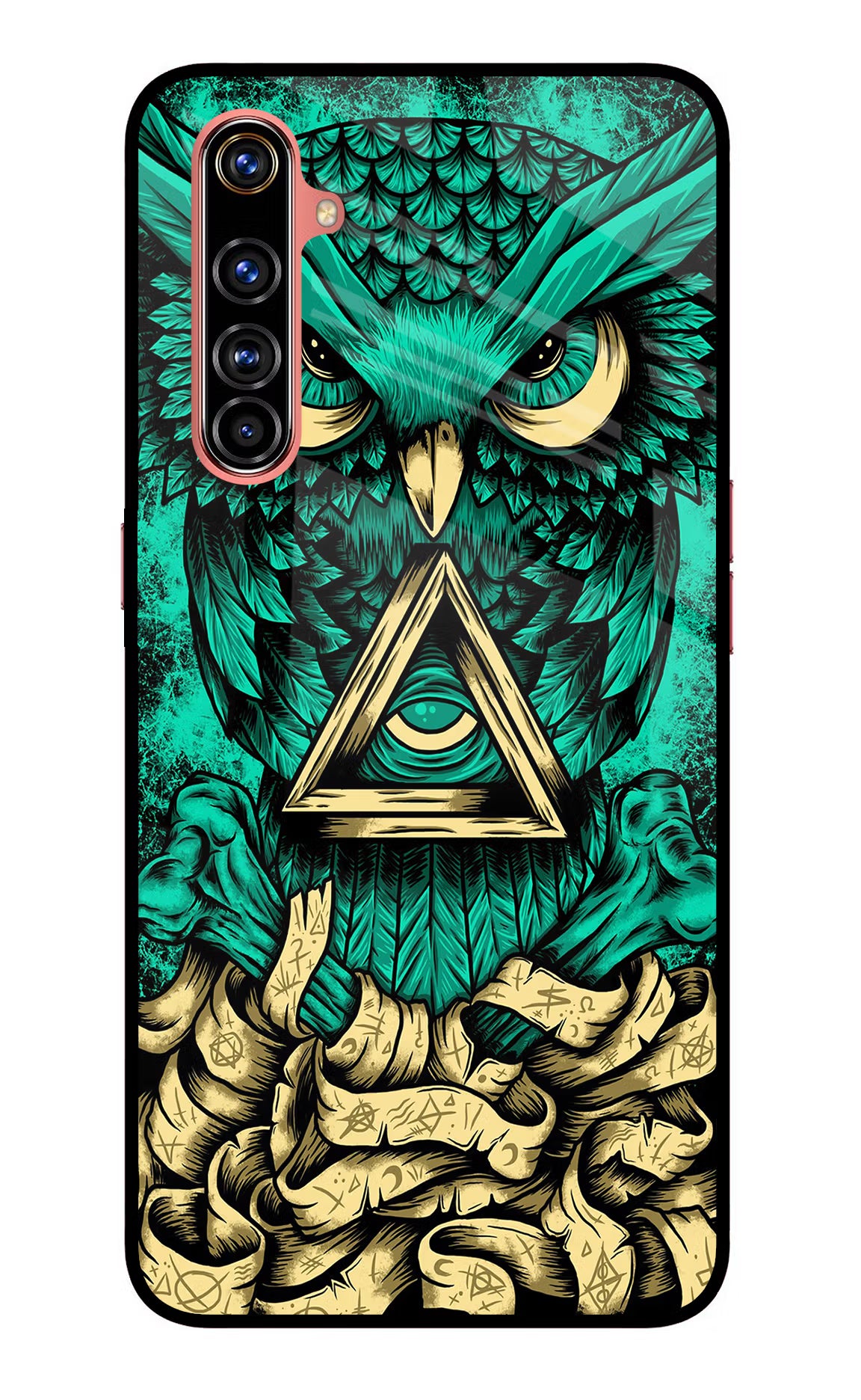 Green Owl Realme X50 Pro Glass Case - Green Owl Realme X50 Pro Glass Case Green Owl Realme X50 Pro Glass Case
