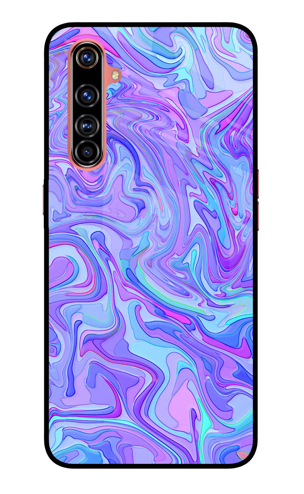 Glitter Realme X50 Pro Back Cover - Glitter Realme X50 Pro Glass Case Back Cover by Casekaro Glitter Realme X50 Pro Glass Case Back Cover by Casekaro