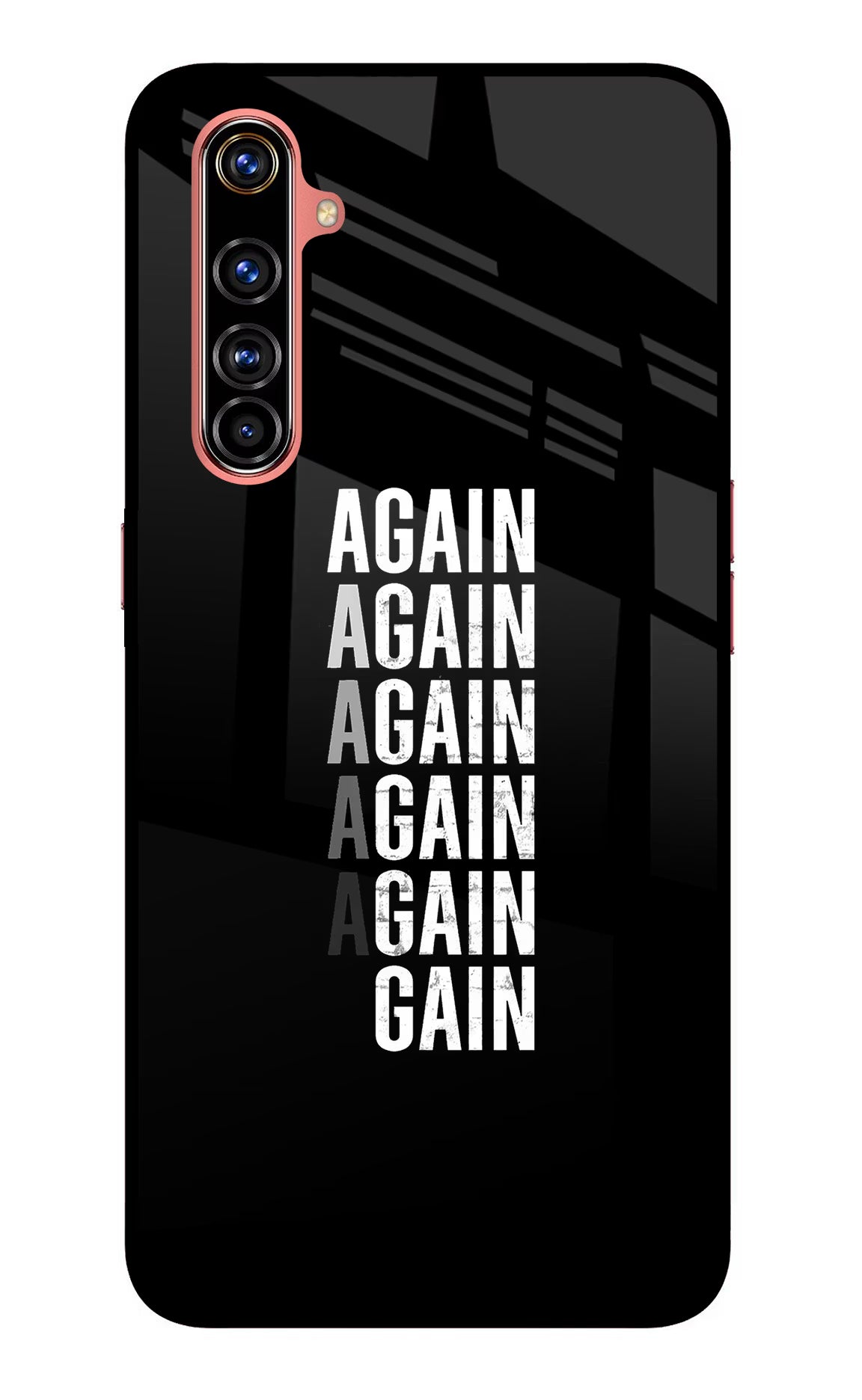 Again Again Gain Realme X50 Pro Back Cover - Again Again Gain Realme X50 Pro Glass Case Back Cover by Casekaro Again Again Gain Realme X50 Pro Glass Case Back Cover by Casekaro