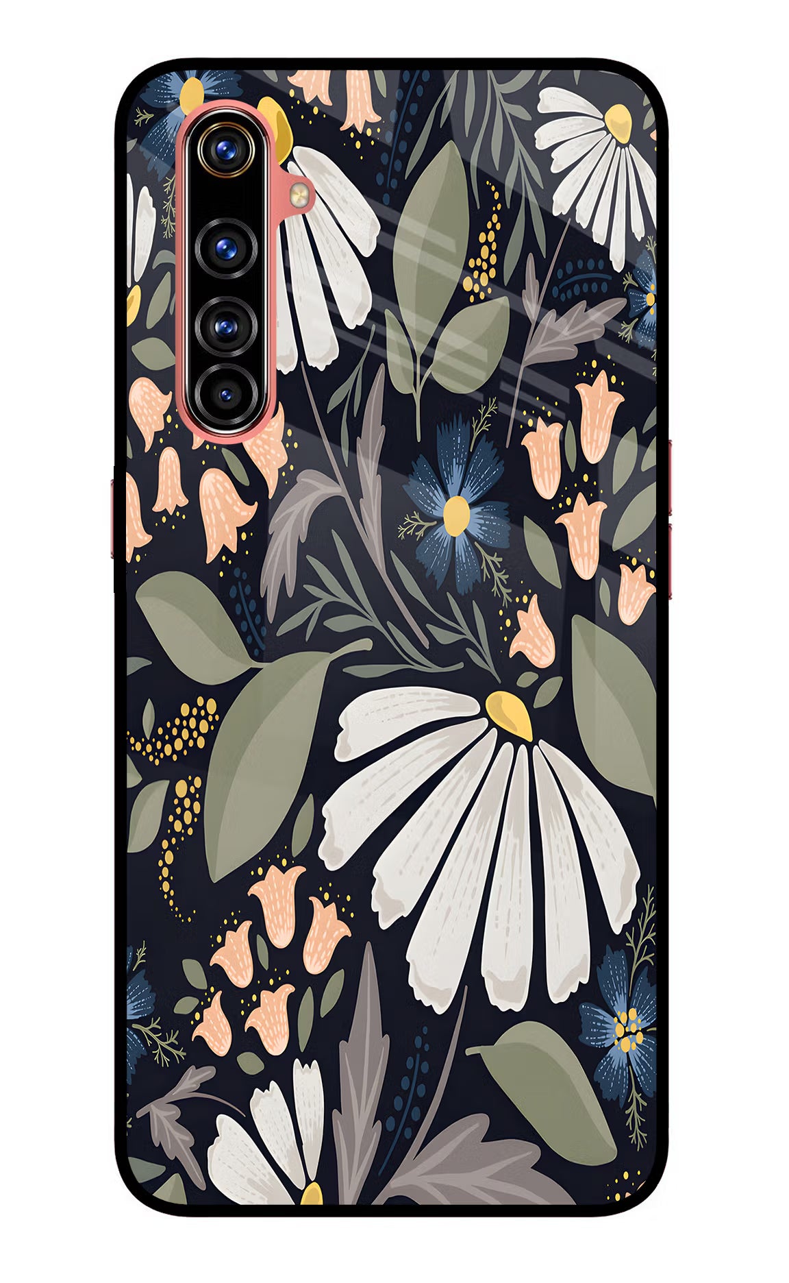 Flowers Art Realme X50 Pro Glass Case - Flowers Art Realme X50 Pro Glass Case Flowers Art Realme X50 Pro Glass Case