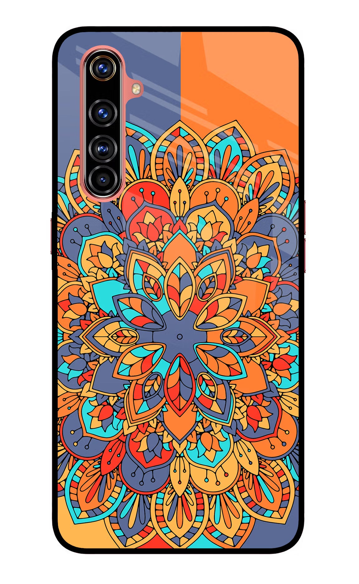 Color Mandala Realme X50 Pro Glass Case - Color Mandala Realme X50 Pro Glass Case Color Mandala Realme X50 Pro Glass Case