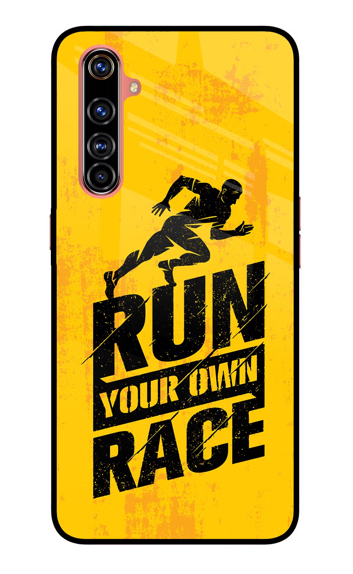 Run Your Own Race Realme X50 Pro Glass Case - Run Your Own Race Realme X50 Pro Glass Case Run Your Own Race Realme X50 Pro Glass Case