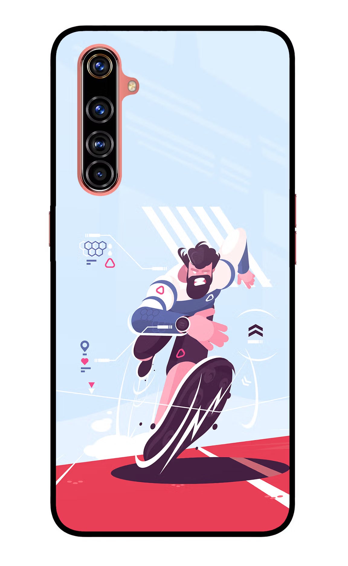 Run Pro Realme X50 Pro Glass Case - Run Pro Realme X50 Pro Glass Case Run Pro Realme X50 Pro Glass Case