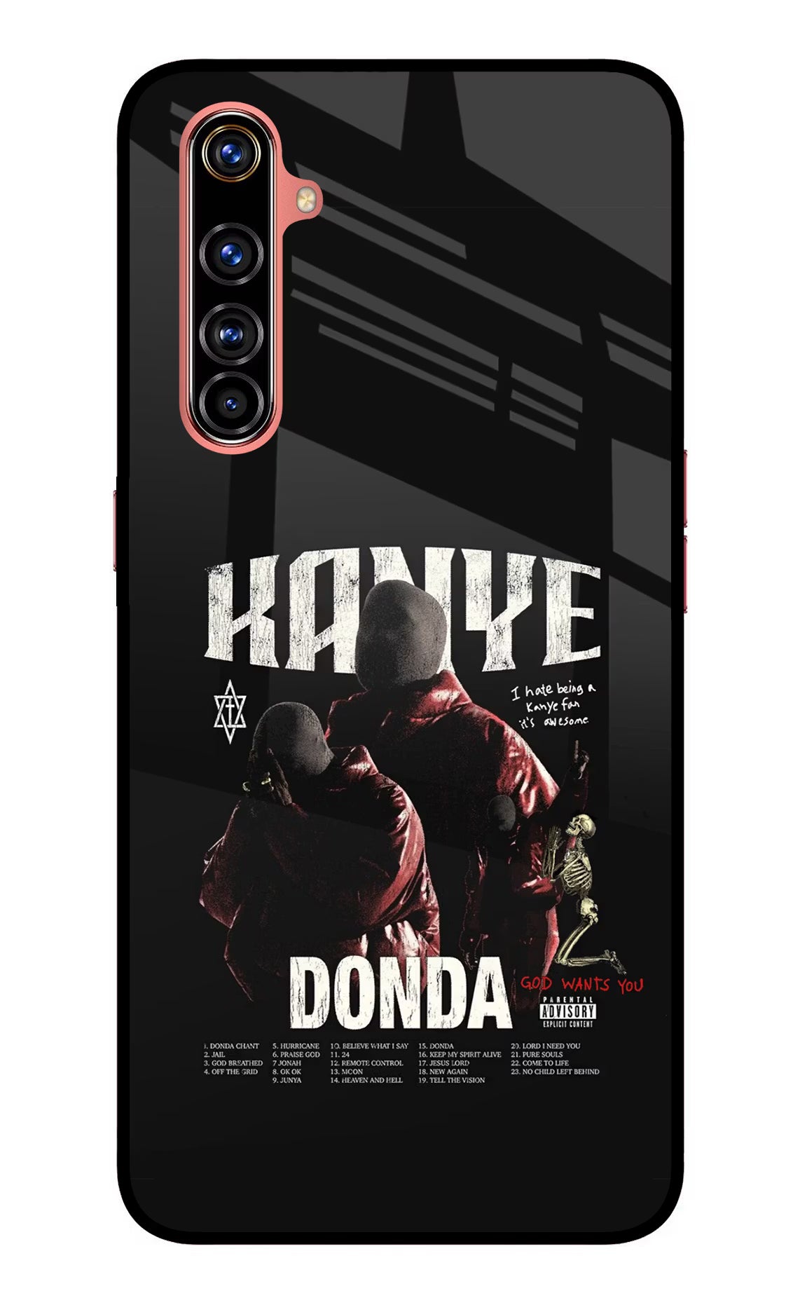 Donda Kanye West Realme X50 Pro Glass Case - Donda Kanye West Realme X50 Pro Glass Case Donda Kanye West Realme X50 Pro Glass Case