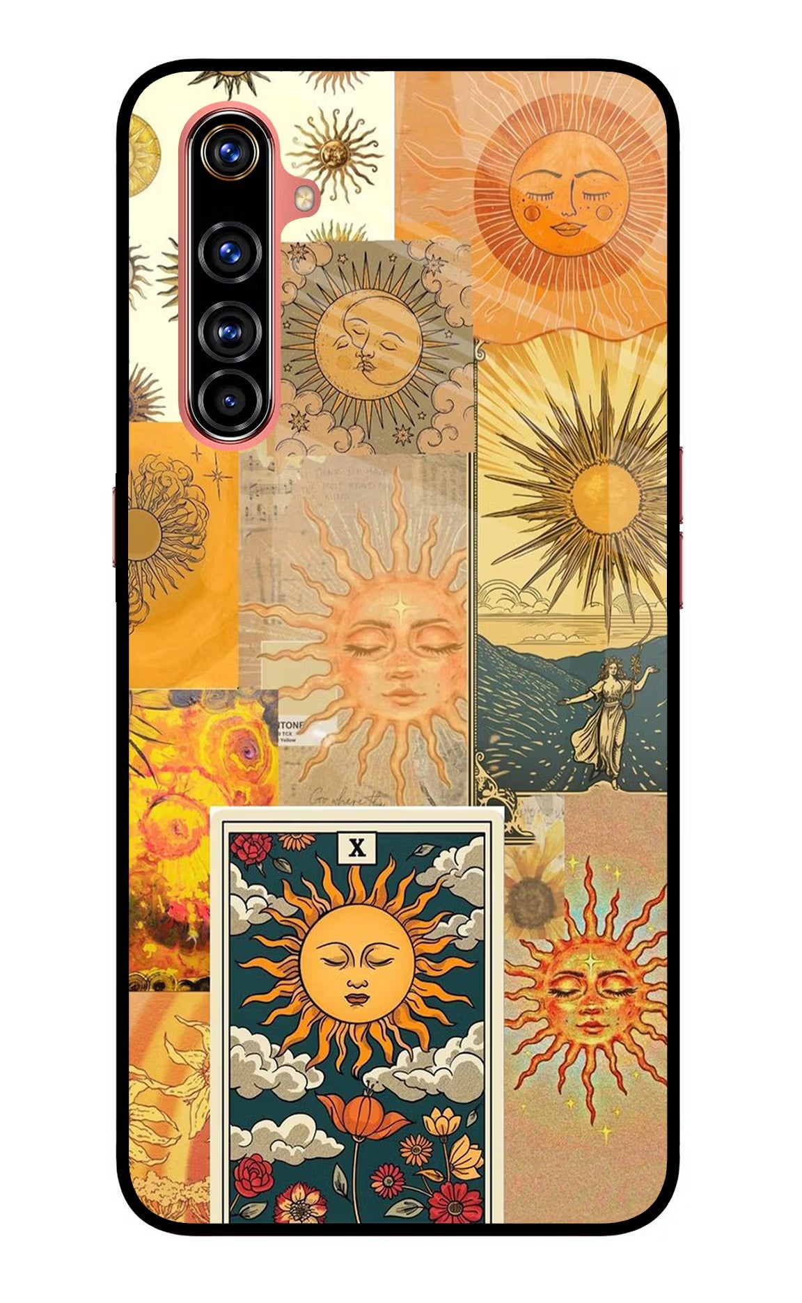 Sun Realme X50 Pro Back Cover - Sun Realme X50 Pro Glass Case Back Cover by Casekaro Sun Realme X50 Pro Glass Case Back Cover by Casekaro