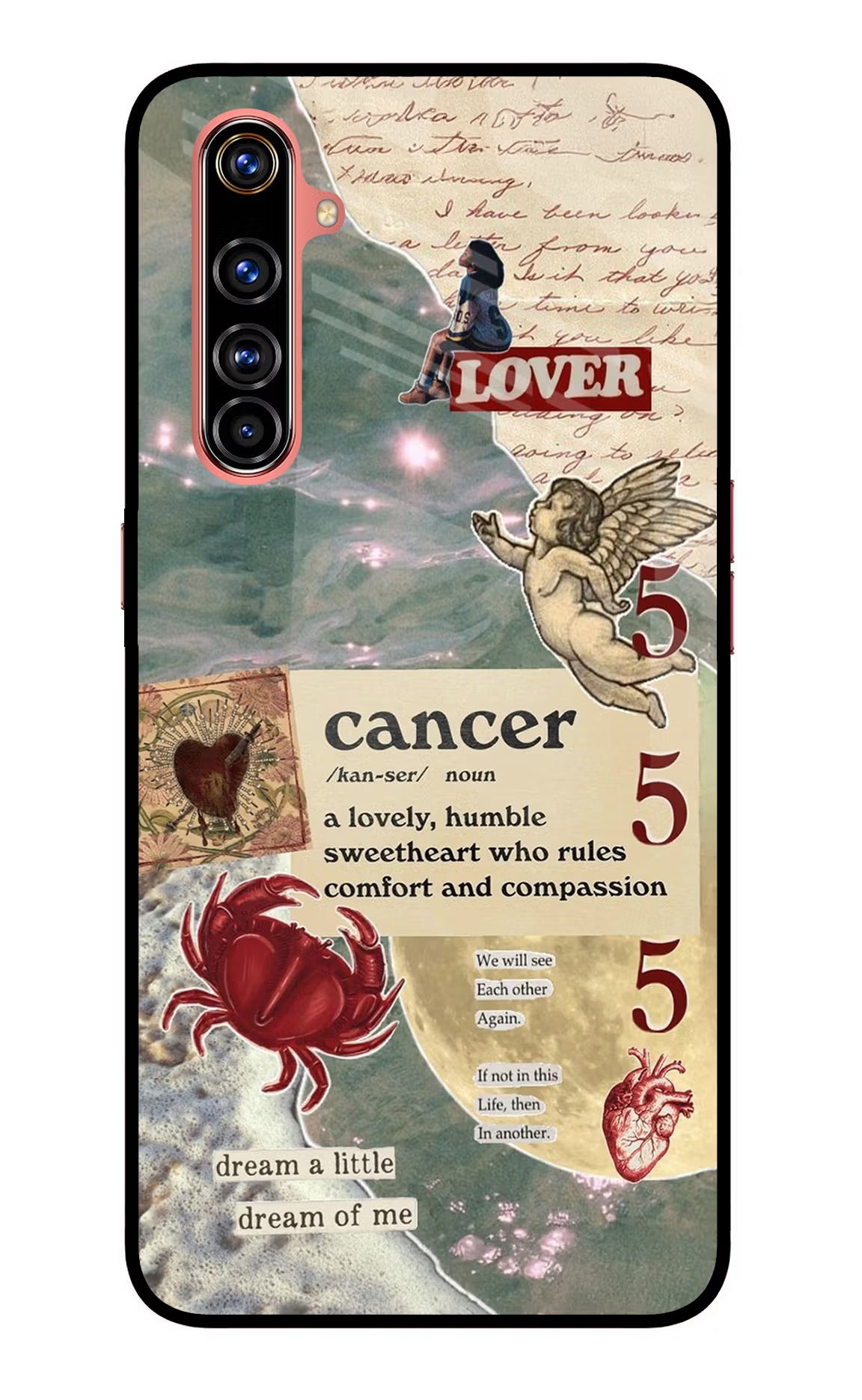 Cancer Zodiac Realme X50 Pro Glass Case - Cancer Zodiac Realme X50 Pro Glass Case Cancer Zodiac Realme X50 Pro Glass Case
