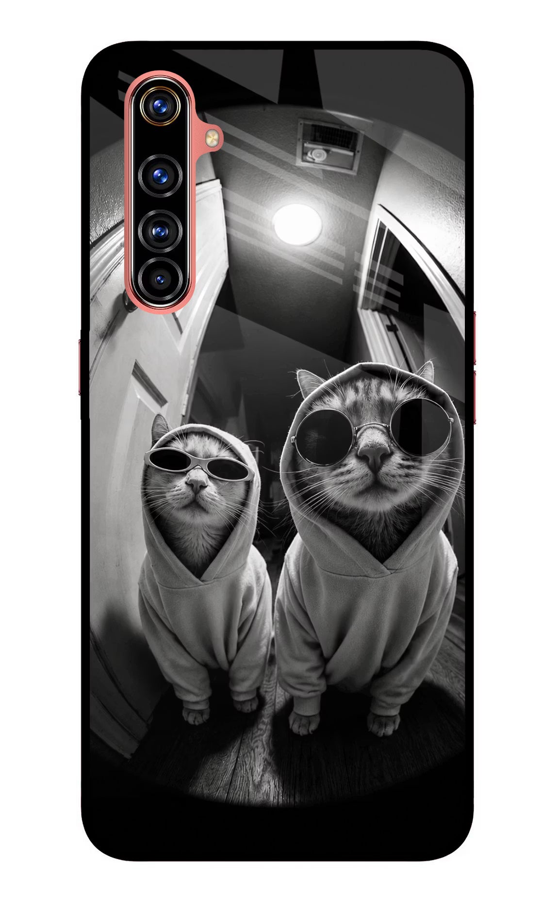 Hood Cats Realme X50 Pro Glass Case - Hood Cats Realme X50 Pro Glass Case Hood Cats Realme X50 Pro Glass Case