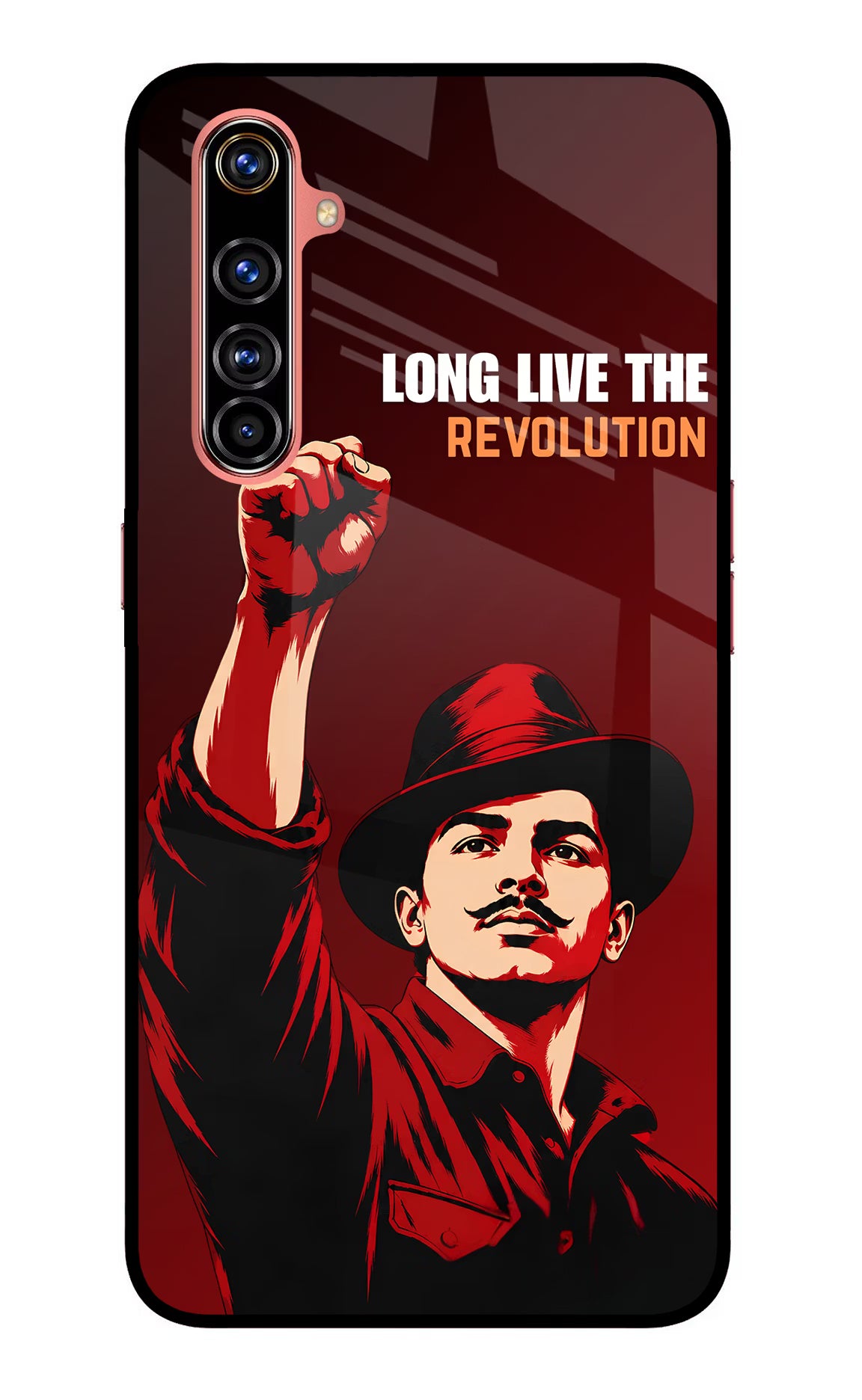 Bhagat Singh Revolution Realme X50 Pro Glass Case - Bhagat Singh Revolution Realme X50 Pro Glass Case Bhagat Singh Revolution Realme X50 Pro Glass Case