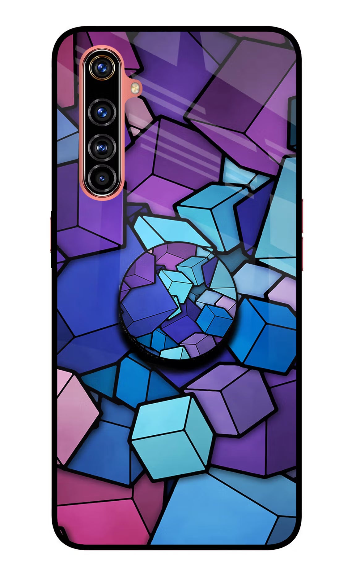 Cubic Abstract Realme X50 Pro Pop Case - Cubic Abstract Realme X50 Pro Pop Case by Casekaro Cubic Abstract Realme X50 Pro Pop Case by Casekaro
