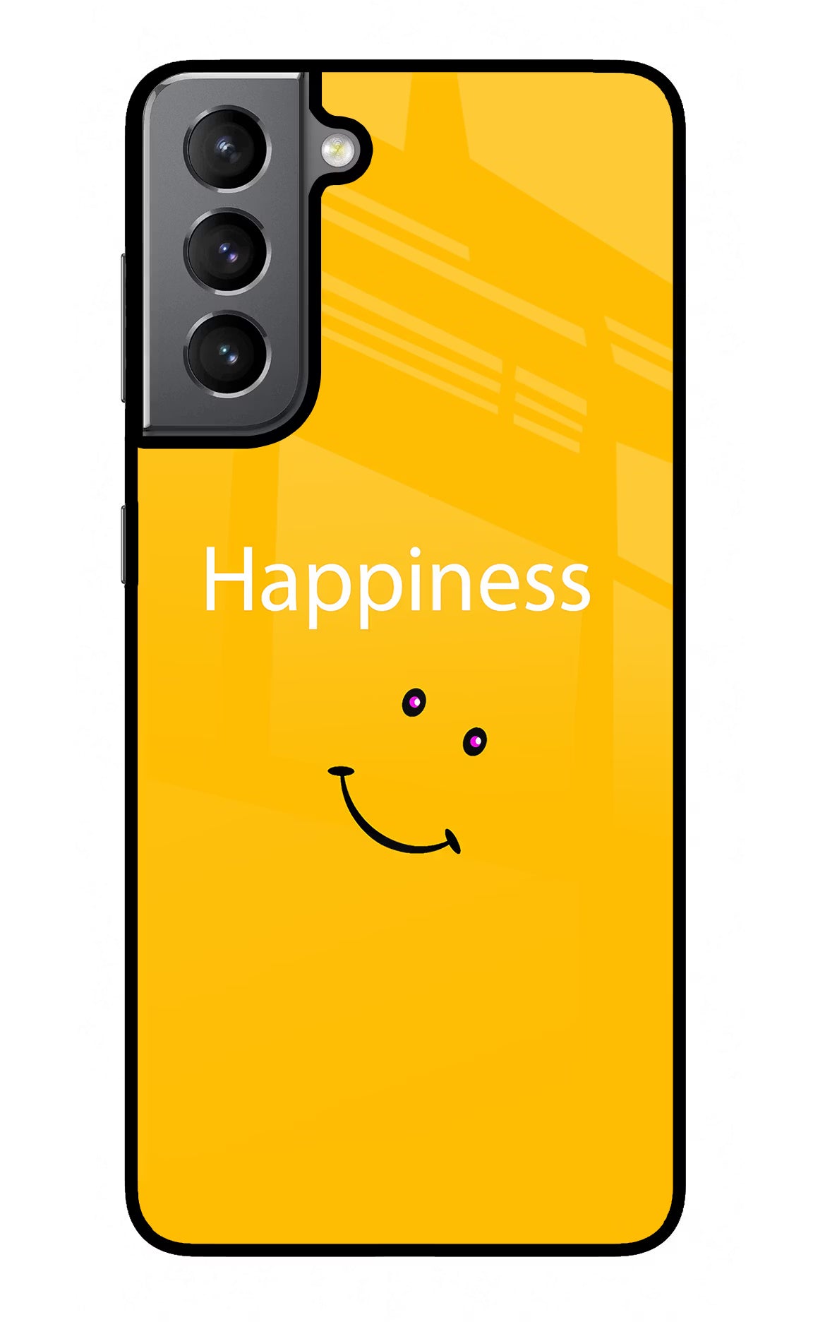 Happiness With Smiley Samsung S21 Glass Case - Happiness With Smiley Samsung S21 Glass Case Happiness With Smiley Samsung S21 Glass Case