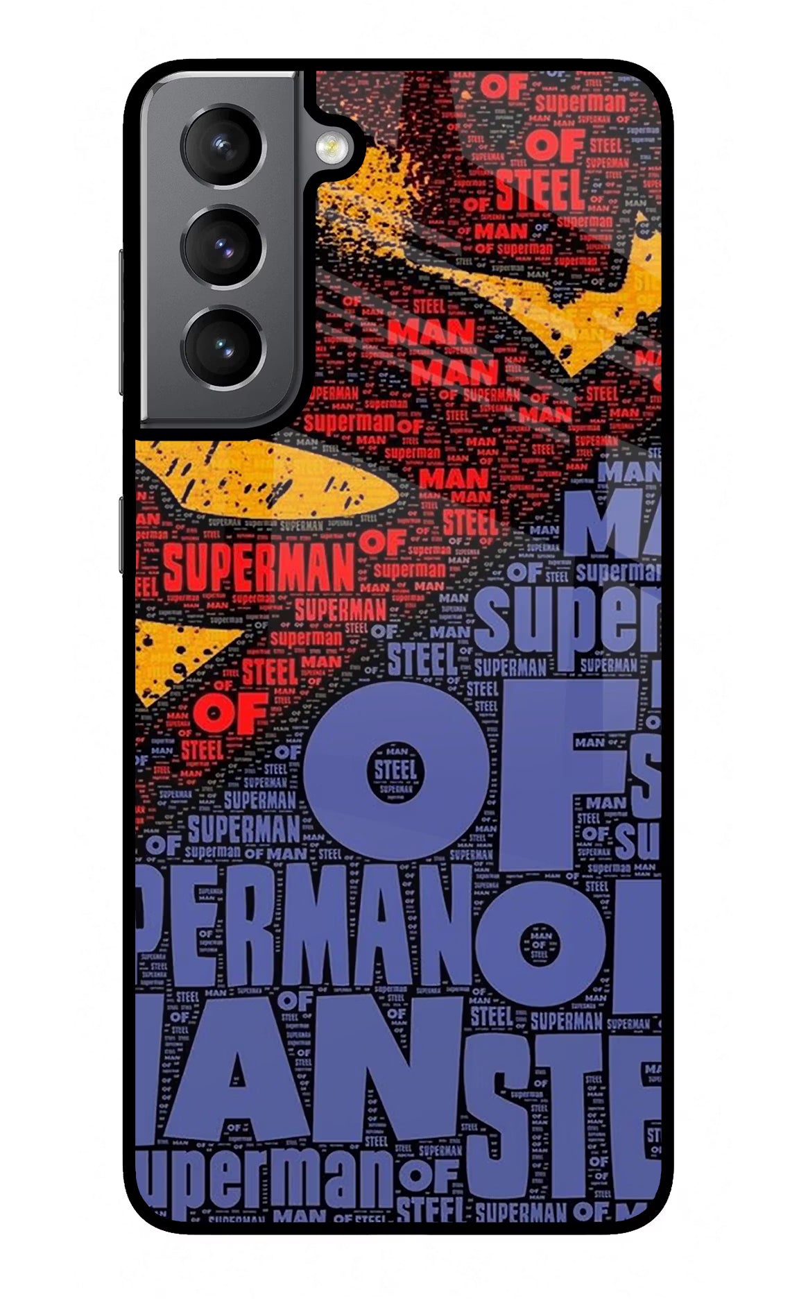 Superman Samsung S21 Back Cover - Superman Samsung S21 Glass Case Back Cover by Casekaro Superman Samsung S21 Glass Case Back Cover by Casekaro