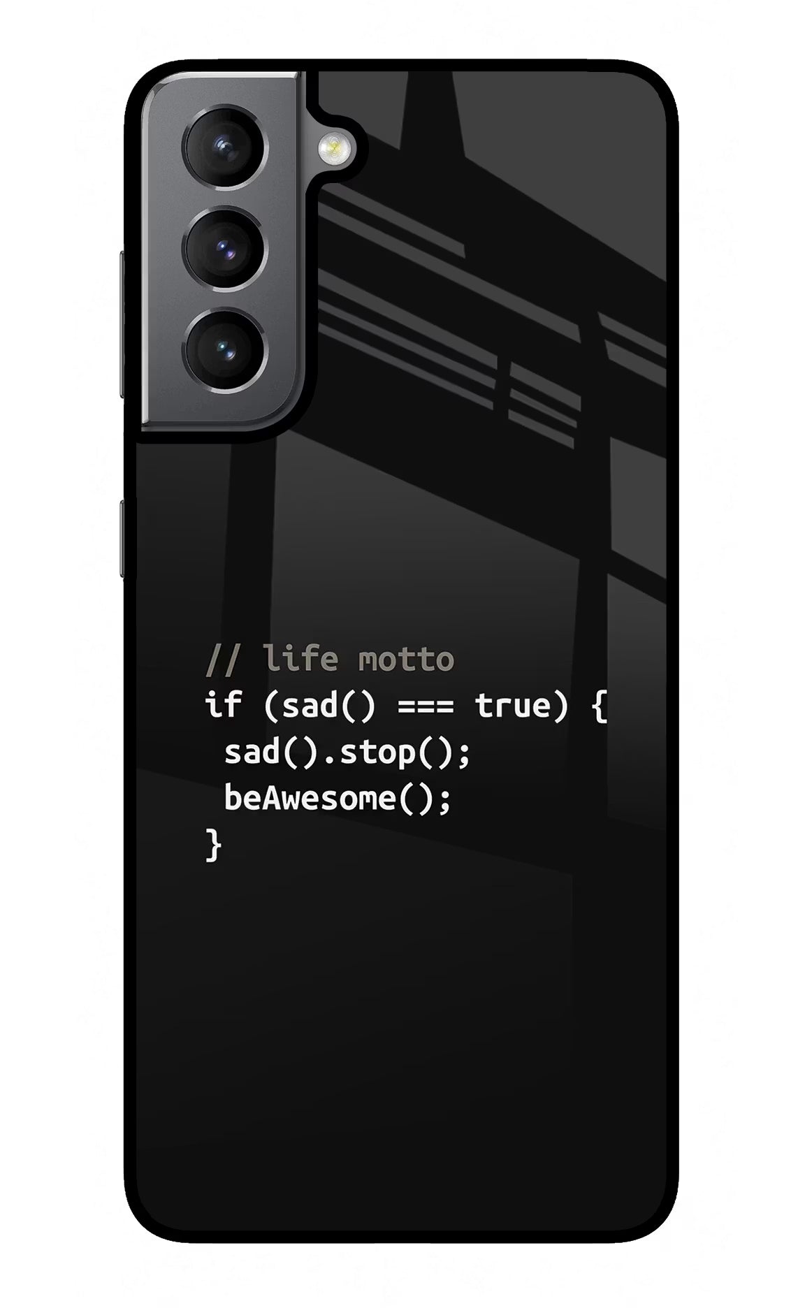 Life Motto Code Samsung S21 Glass Case - Life Motto Code Samsung S21 Glass Case Life Motto Code Samsung S21 Glass Case