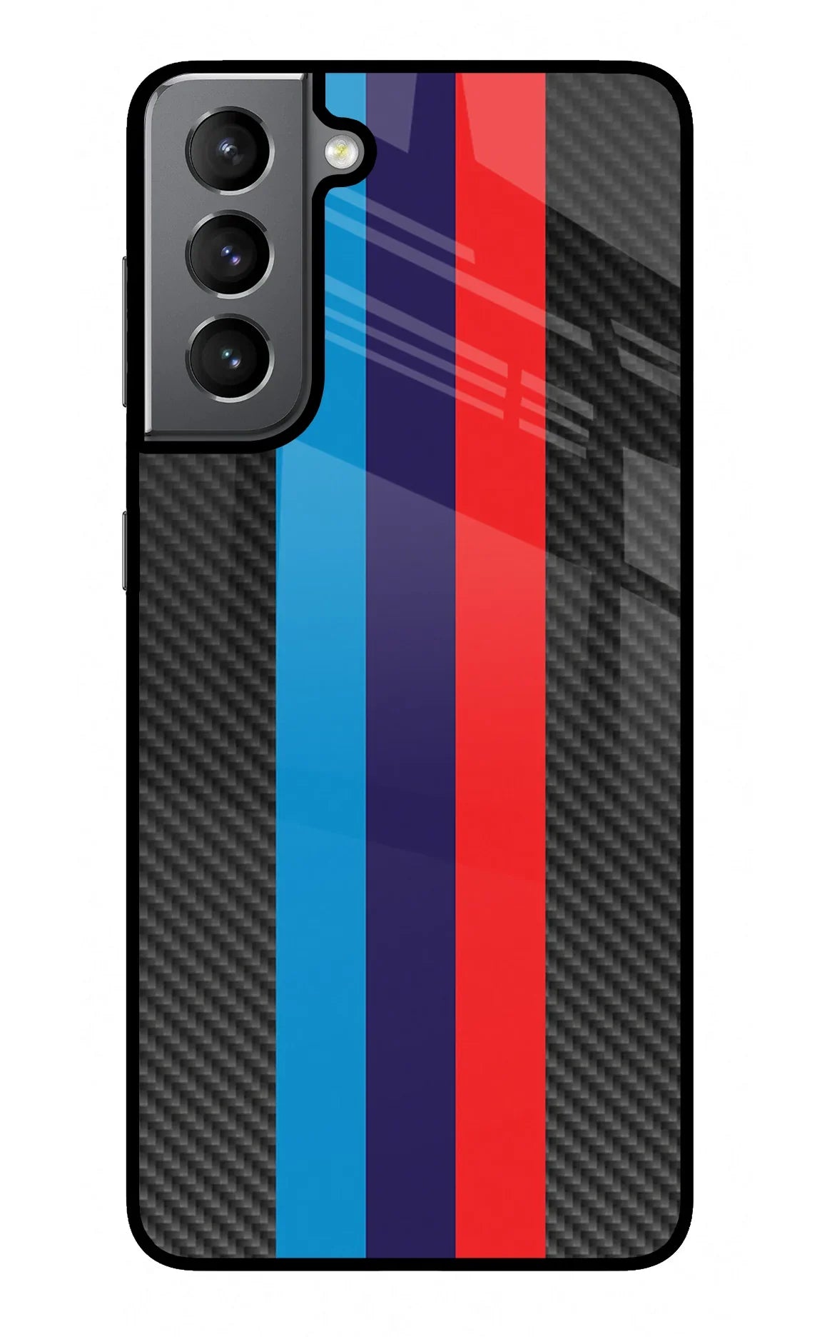 BMW Stripes Pattern Samsung S21 Glass Case - BMW Stripes Pattern Samsung S21 Glass Case BMW Stripes Pattern Samsung S21 Glass Case