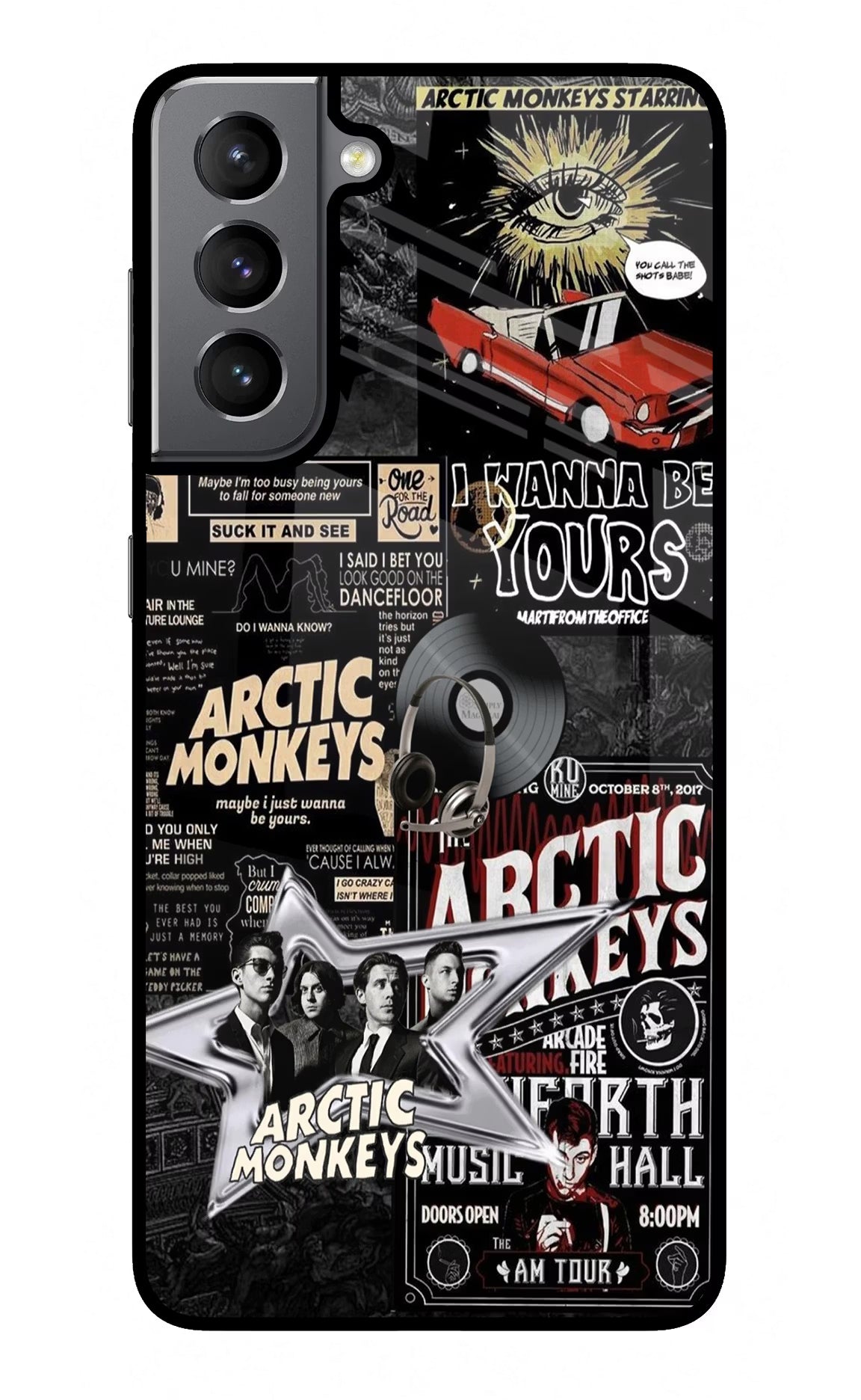 Arctic Monkeys Samsung S21 Glass Case - Arctic Monkeys Samsung S21 Glass Case Arctic Monkeys Samsung S21 Glass Case