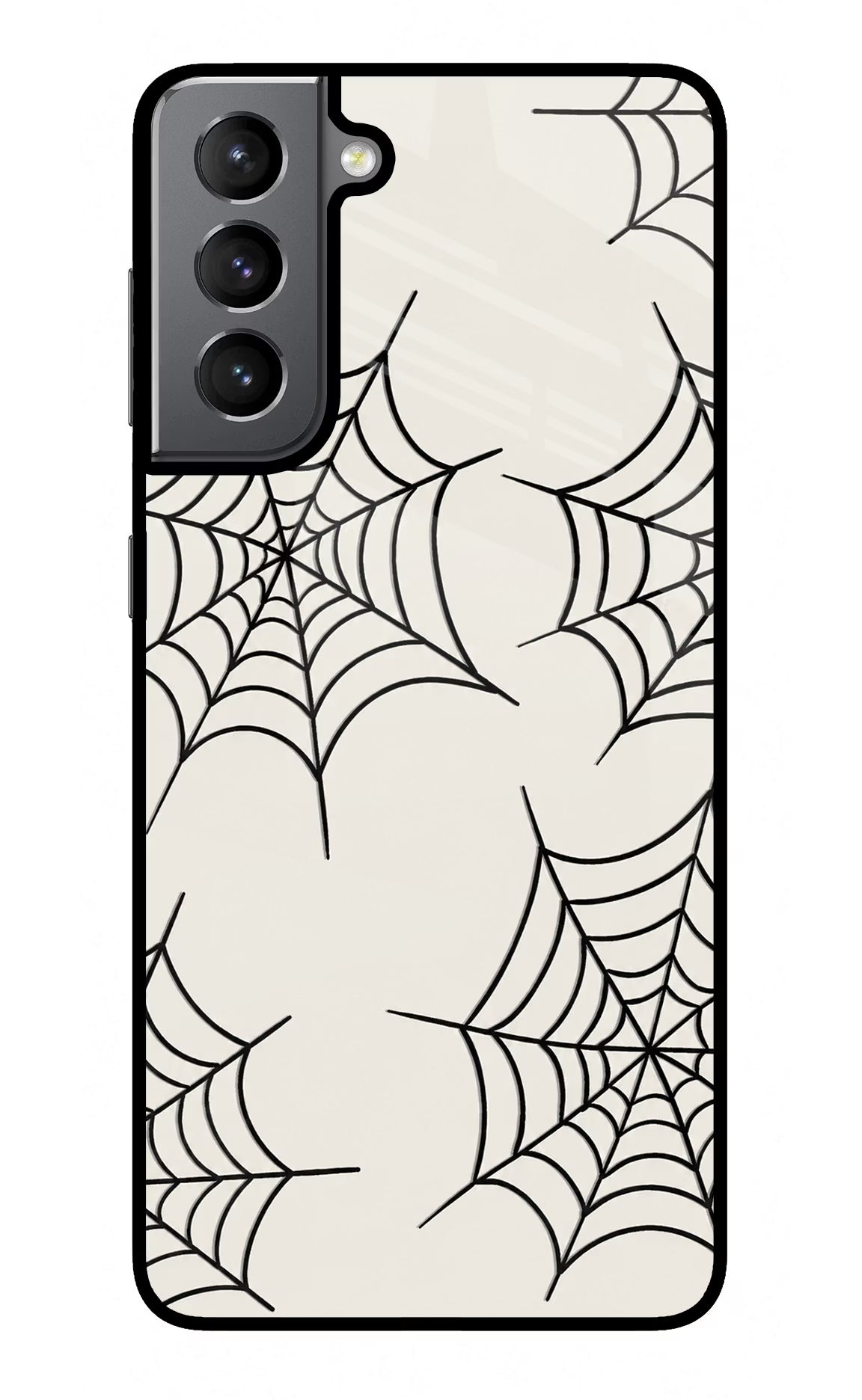 Spider Web Samsung S21 Glass Case - Spider Web Samsung S21 Glass Case Spider Web Samsung S21 Glass Case