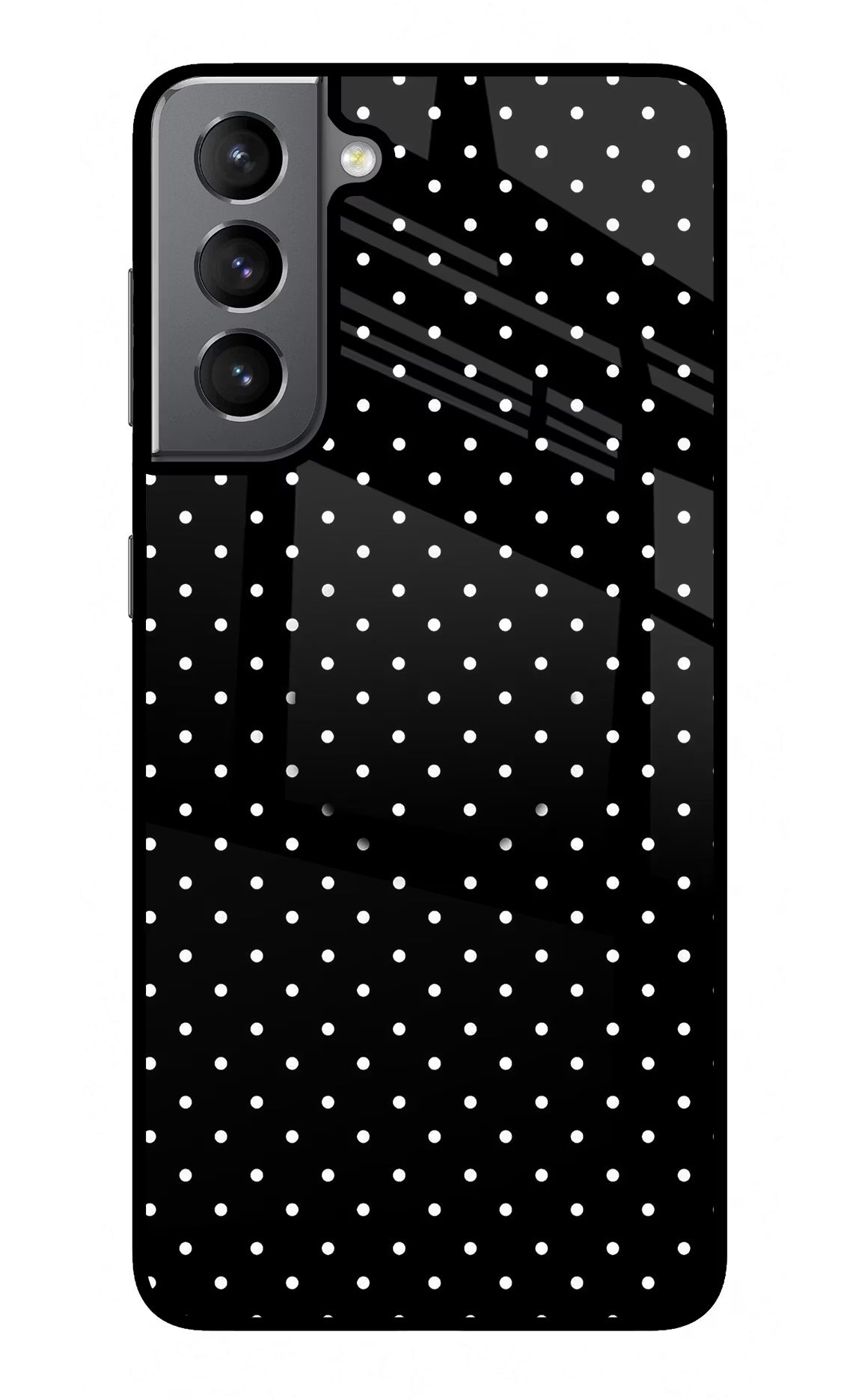 White Dots Samsung S21 Glass Case - White Dots Samsung S21 Glass Case White Dots Samsung S21 Glass Case