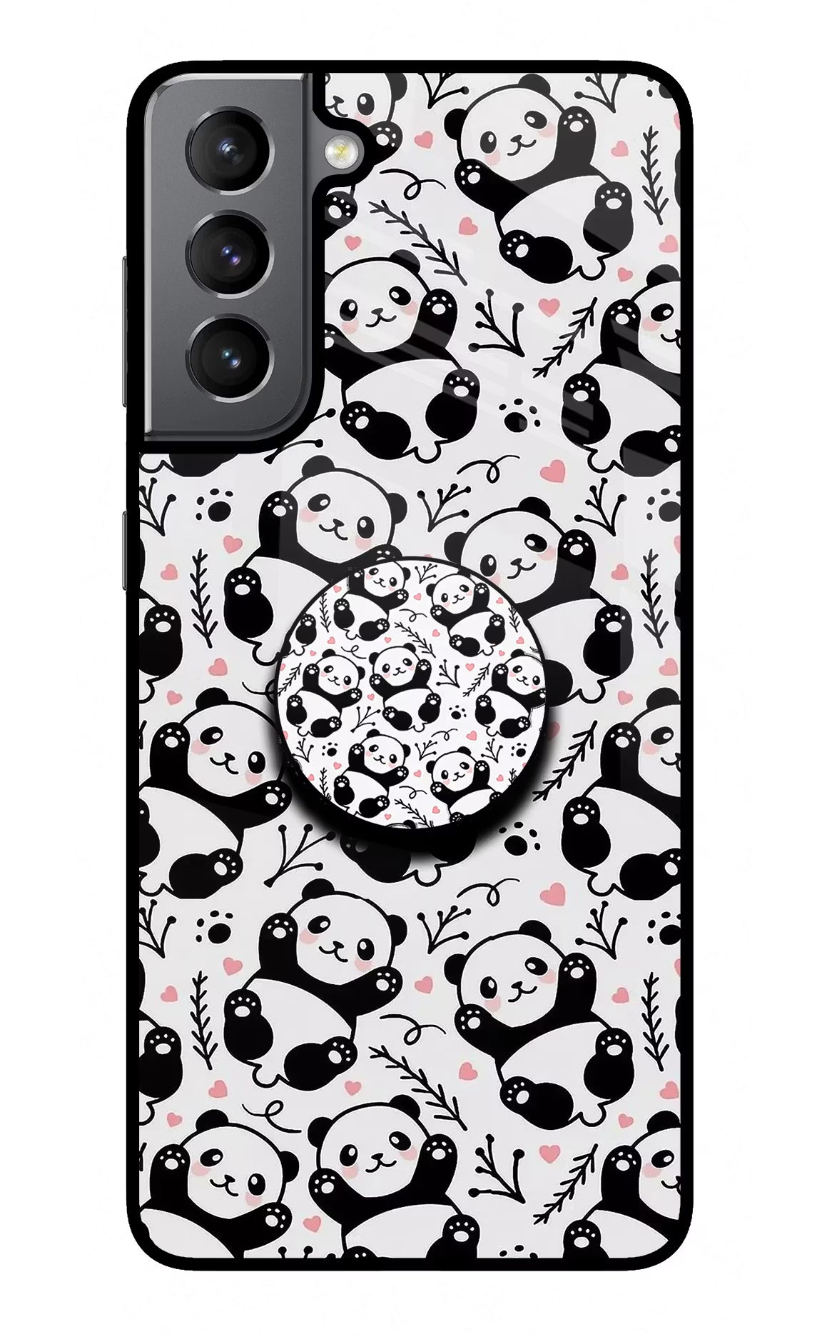 Cute Panda Samsung S21 Glass Case - Cute Panda Samsung S21 Glass Case Cute Panda Samsung S21 Glass Case