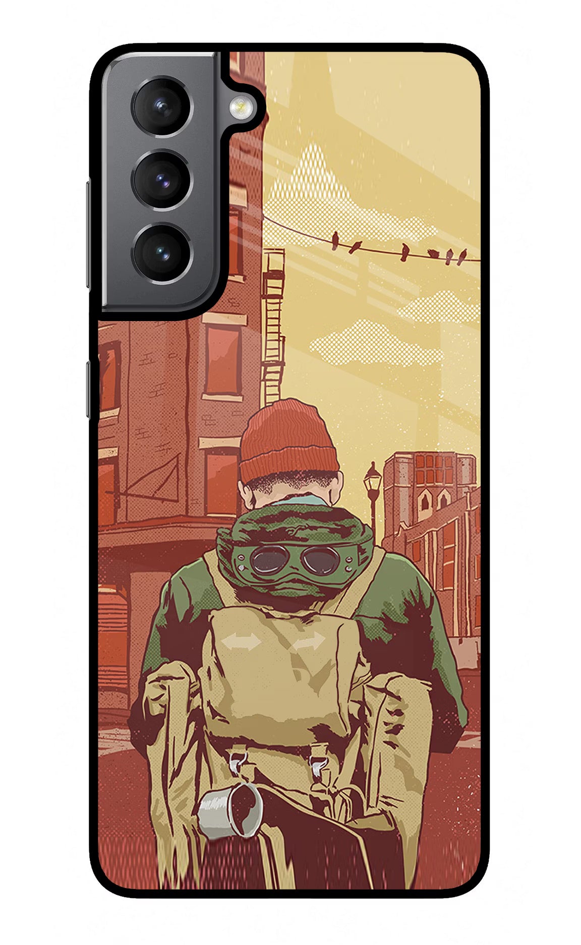 Adventurous Samsung S21 Plus Back Cover - Adventurous Samsung S21 Plus Glass Case Back Cover by Casekaro Adventurous Samsung S21 Plus Glass Case Back Cover by Casekaro