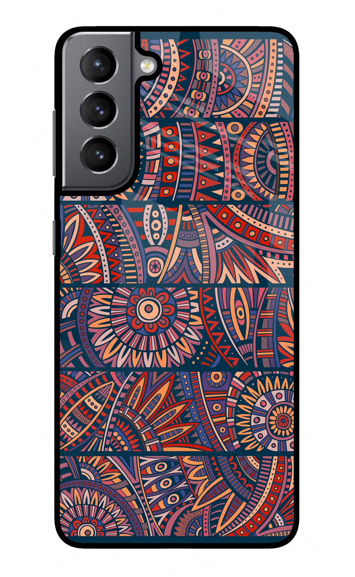 African Culture Design Samsung S21 Plus Back Cover - African Culture Design Samsung S21 Plus Glass Case Back Cover by Casekaro African Culture Design Samsung S21 Plus Glass Case Back Cover by Casekaro