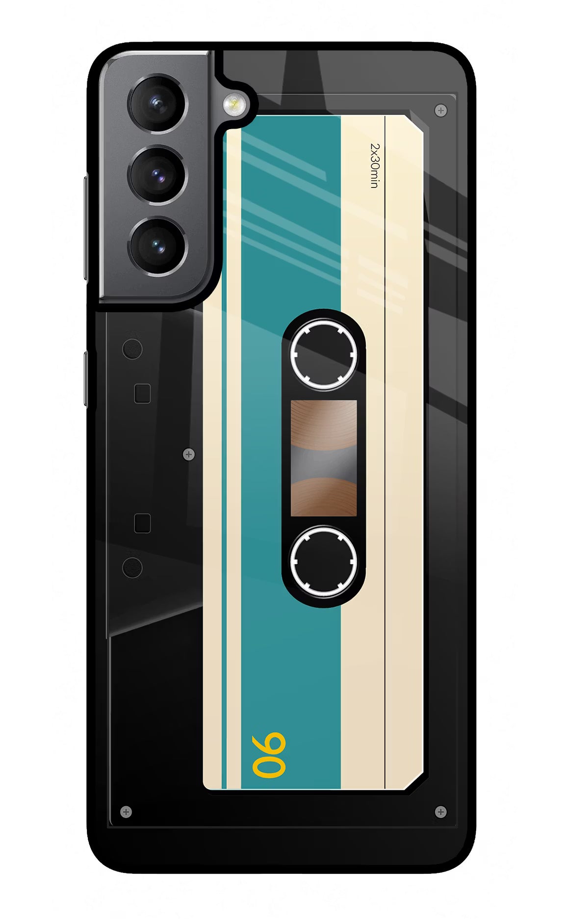 Cassette Samsung S21 Plus Glass Case - Cassette Samsung S21 Plus Glass Case Cassette Samsung S21 Plus Glass Case