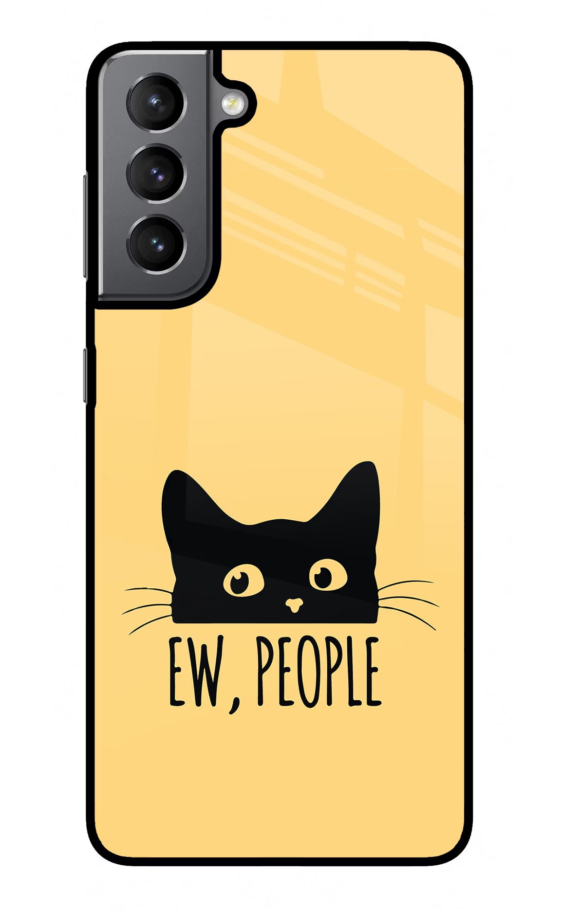 Ew People Catitude Samsung S21 Plus Glass Case - Ew People Catitude Samsung S21 Plus Glass Case Ew People Catitude Samsung S21 Plus Glass Case