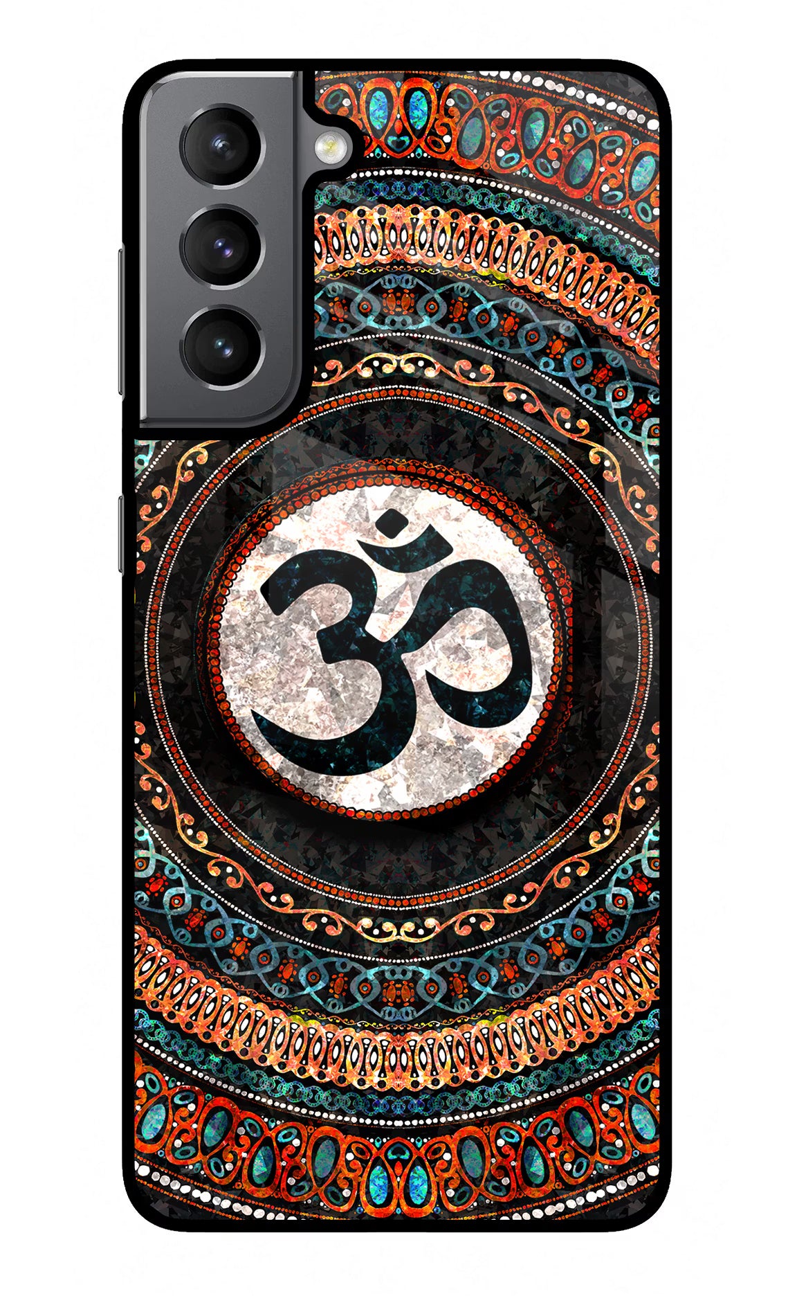 Om Culture Samsung S21 Plus Glass Case - Om Culture Samsung S21 Plus Glass Case Om Culture Samsung S21 Plus Glass Case