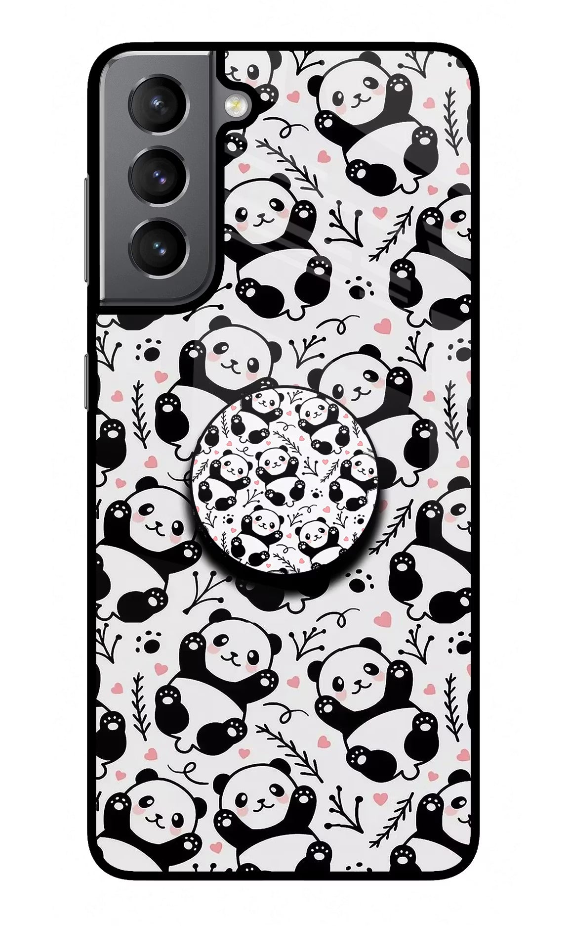 Cute Panda Samsung S21 Plus Glass Case - Cute Panda Samsung S21 Plus Glass Case Cute Panda Samsung S21 Plus Glass Case