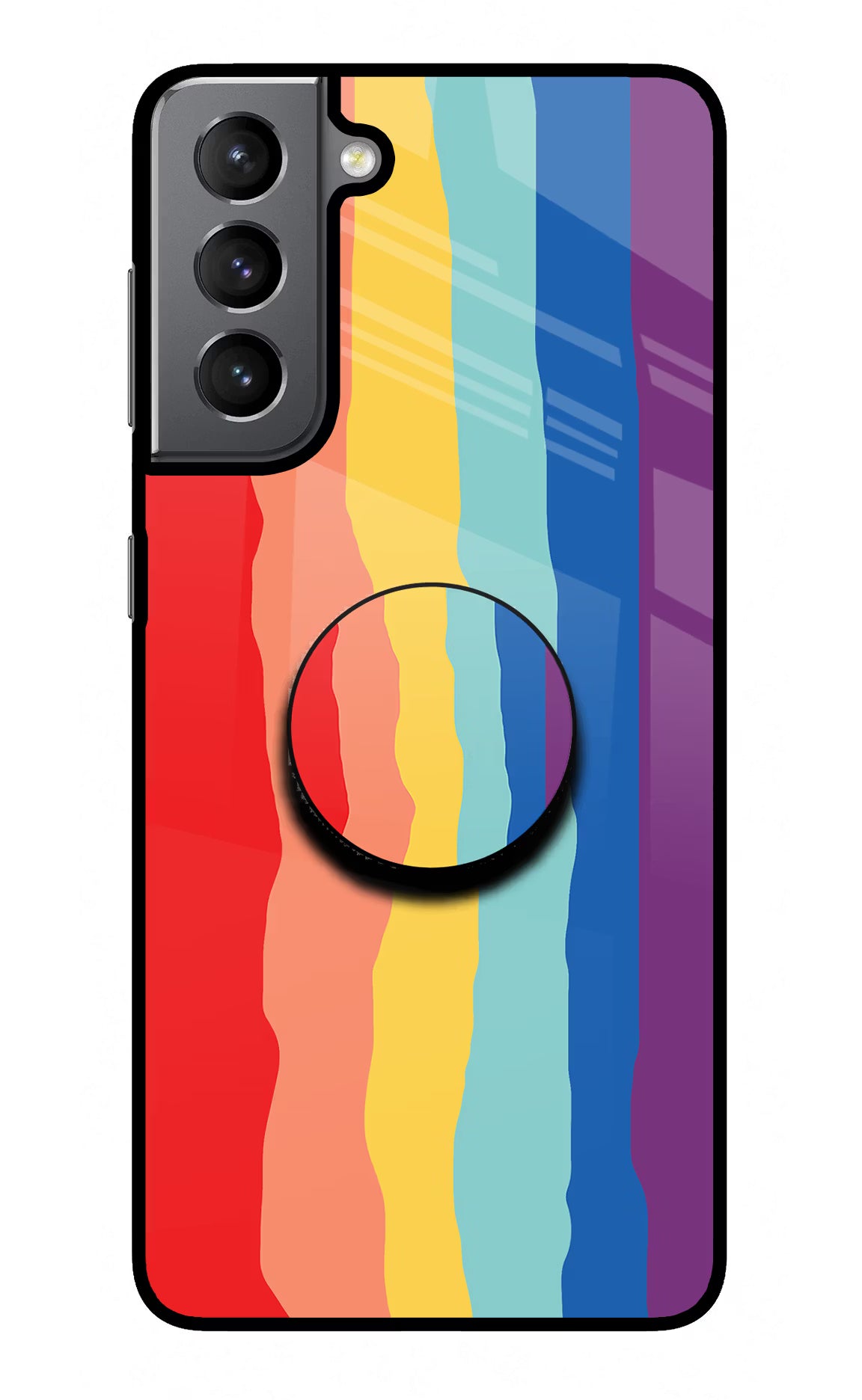Rainbow Samsung S21 Plus Glass Case - Rainbow Samsung S21 Plus Glass Case Rainbow Samsung S21 Plus Glass Case