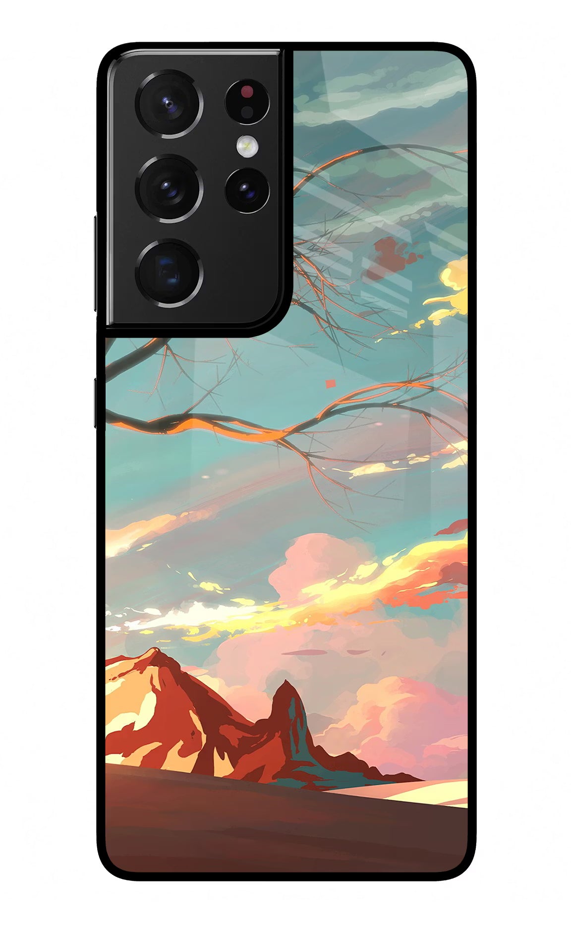 Scenery Samsung S21 Ultra Back Cover - Scenery Samsung S21 Ultra Glass Case Back Cover by Casekaro Scenery Samsung S21 Ultra Glass Case Back Cover by Casekaro