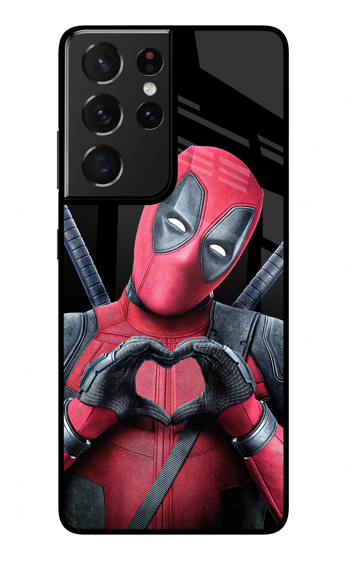 Deadpool Samsung S21 Ultra Glass Case - Deadpool Samsung S21 Ultra Glass Case Deadpool Samsung S21 Ultra Glass Case