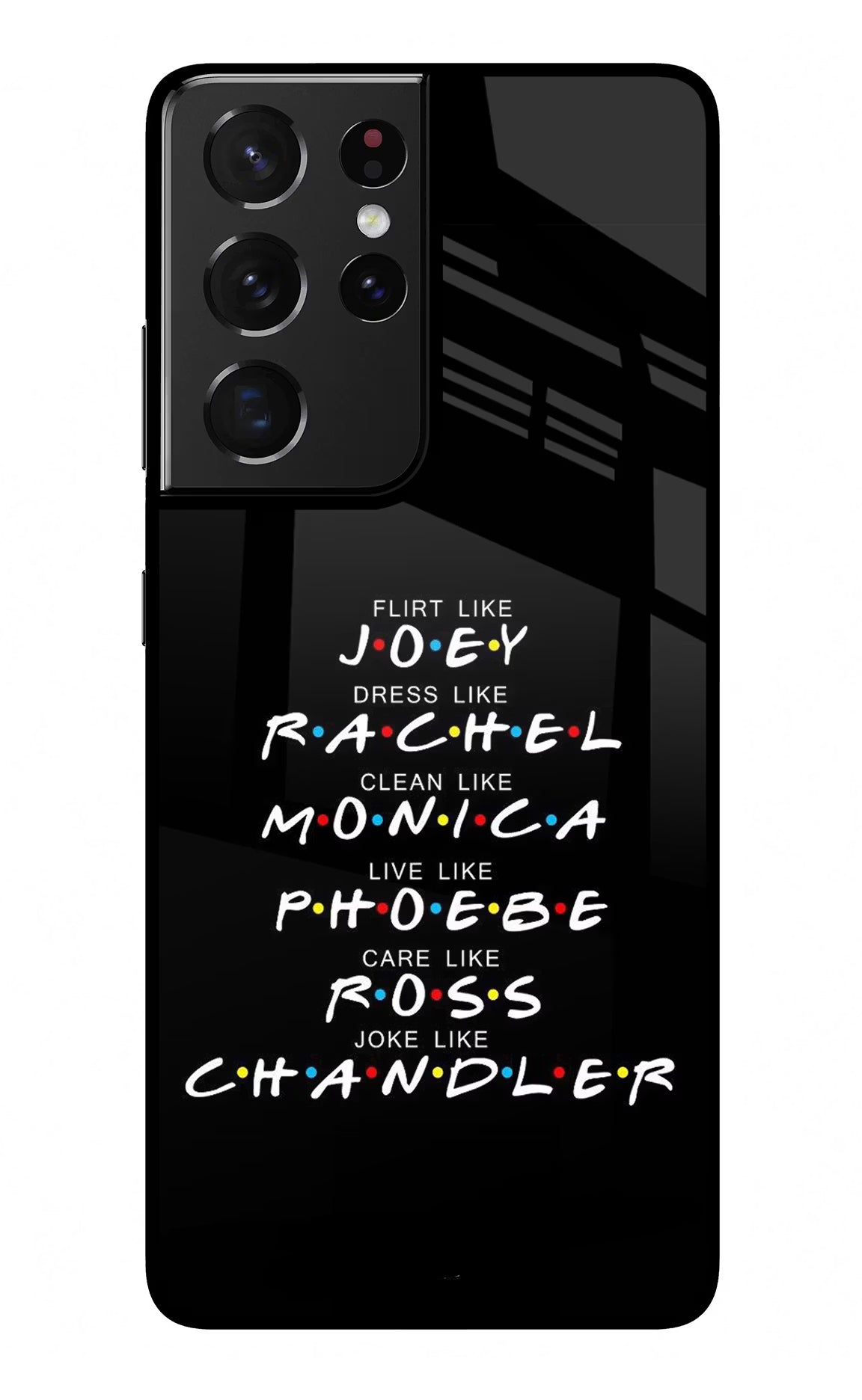 FRIENDS Character Samsung S21 Ultra Glass Case - FRIENDS Character Samsung S21 Ultra Glass Case FRIENDS Character Samsung S21 Ultra Glass Case