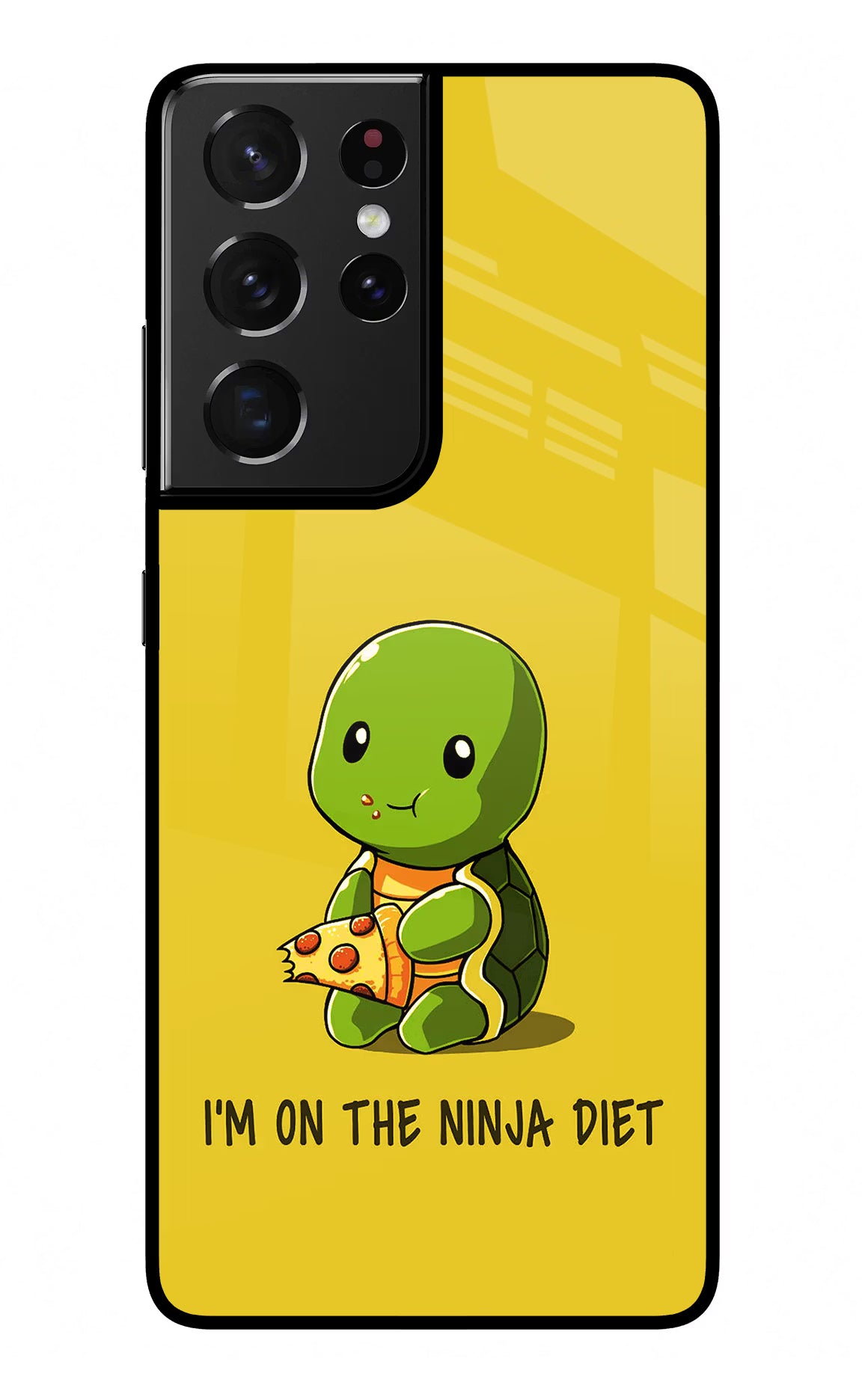 I'm on Ninja Diet Samsung S21 Ultra Back Cover - I'm on Ninja Diet Samsung S21 Ultra Glass Case Back Cover by Casekaro I'm on Ninja Diet Samsung S21 Ultra Glass Case Back Cover by Casekaro