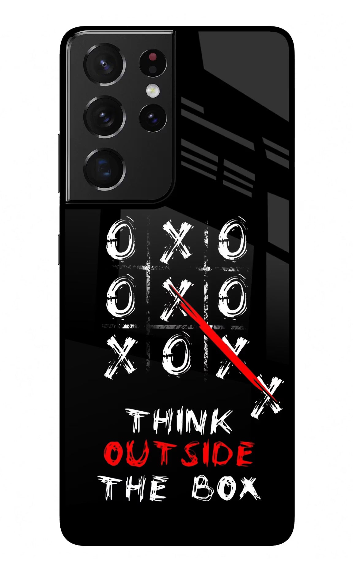 Think out of the BOX Samsung S21 Ultra Glass Case - Think out of the BOX Samsung S21 Ultra Glass Case Think out of the BOX Samsung S21 Ultra Glass Case