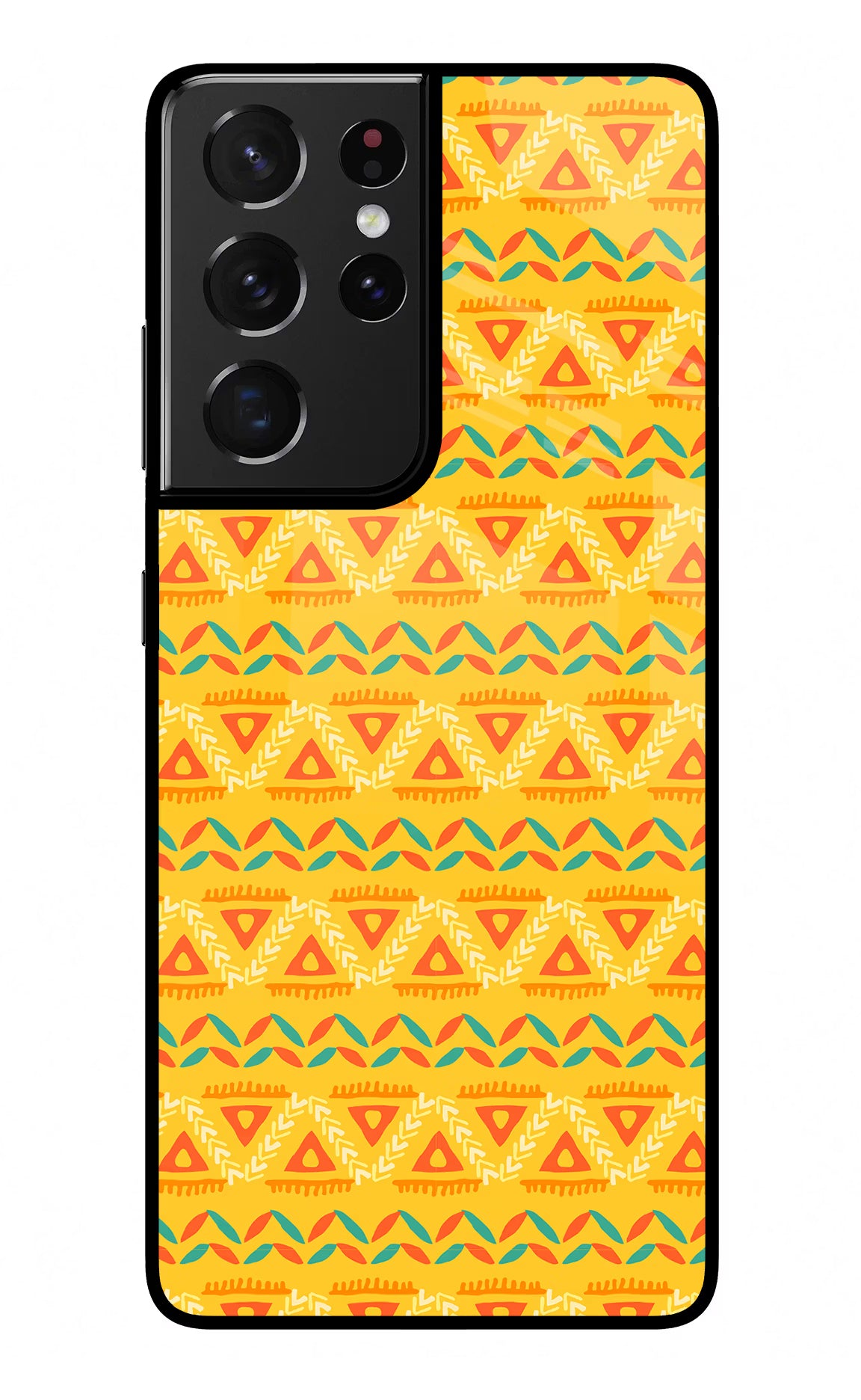 Tribal Pattern Samsung S21 Ultra Back Cover - Tribal Pattern Samsung S21 Ultra Glass Case Back Cover by Casekaro Tribal Pattern Samsung S21 Ultra Glass Case Back Cover by Casekaro