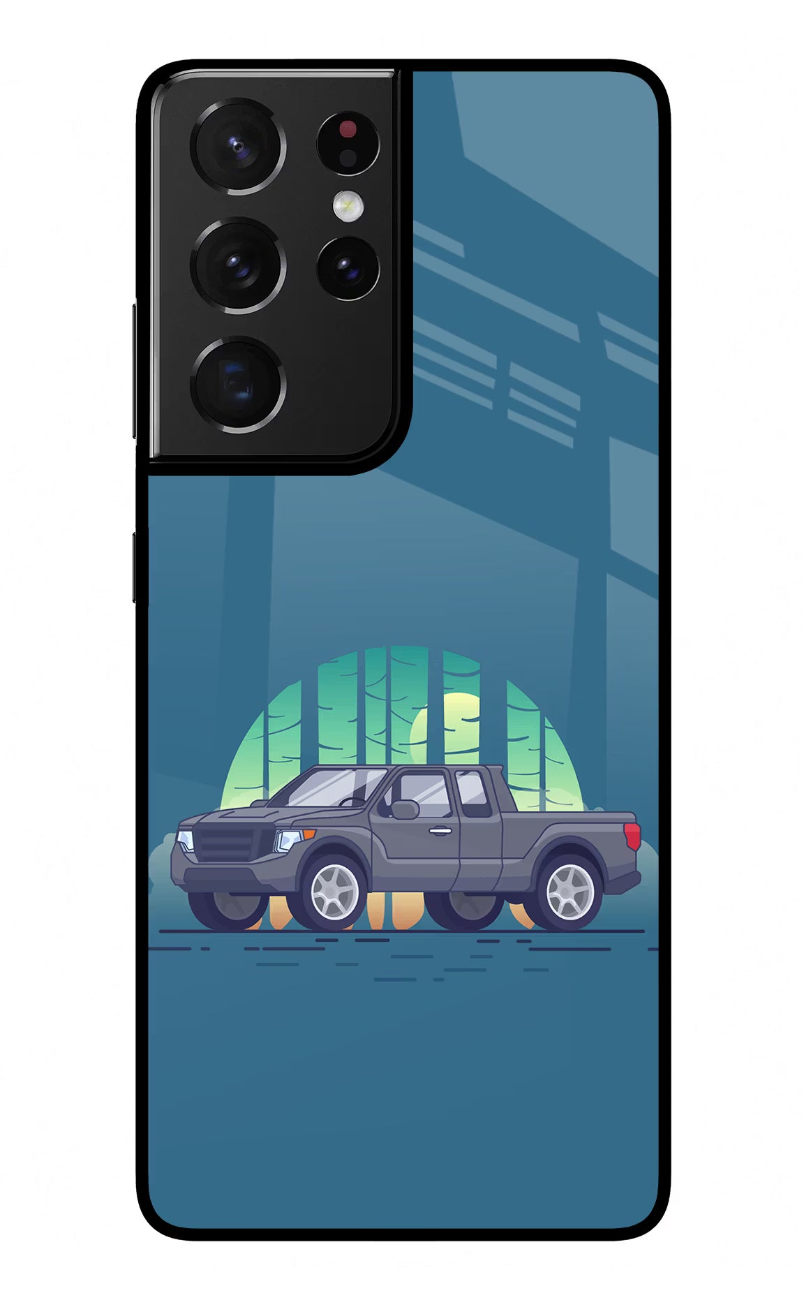 Retro Garage Vibe Samsung S21 Ultra Glass Case - Retro Garage Vibe Samsung S21 Ultra Glass Case Retro Garage Vibe Samsung S21 Ultra Glass Case