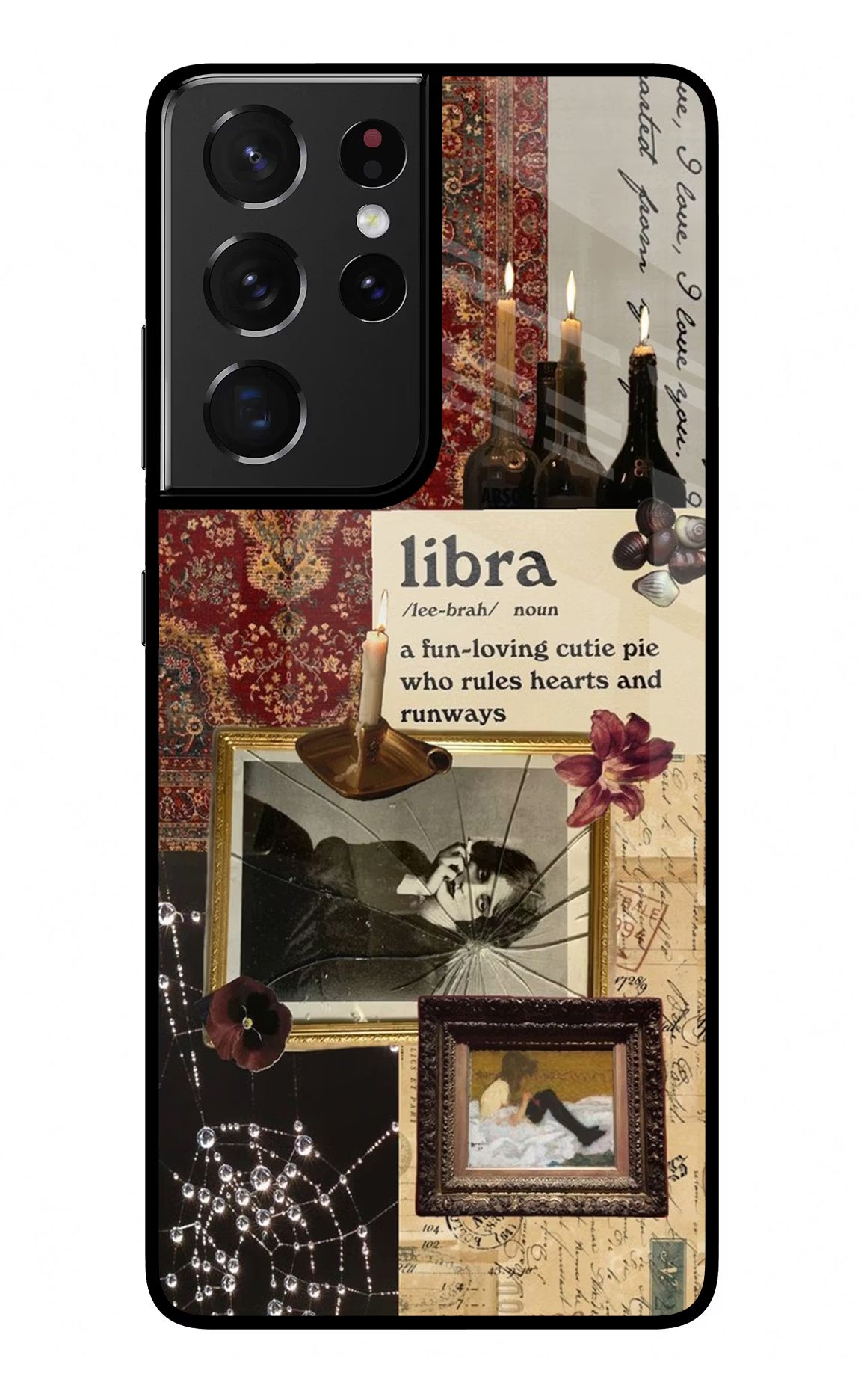 Libra Zodiac Samsung S21 Ultra Back Cover - Libra Zodiac Samsung S21 Ultra Glass Case Back Cover by Casekaro Libra Zodiac Samsung S21 Ultra Glass Case Back Cover by Casekaro