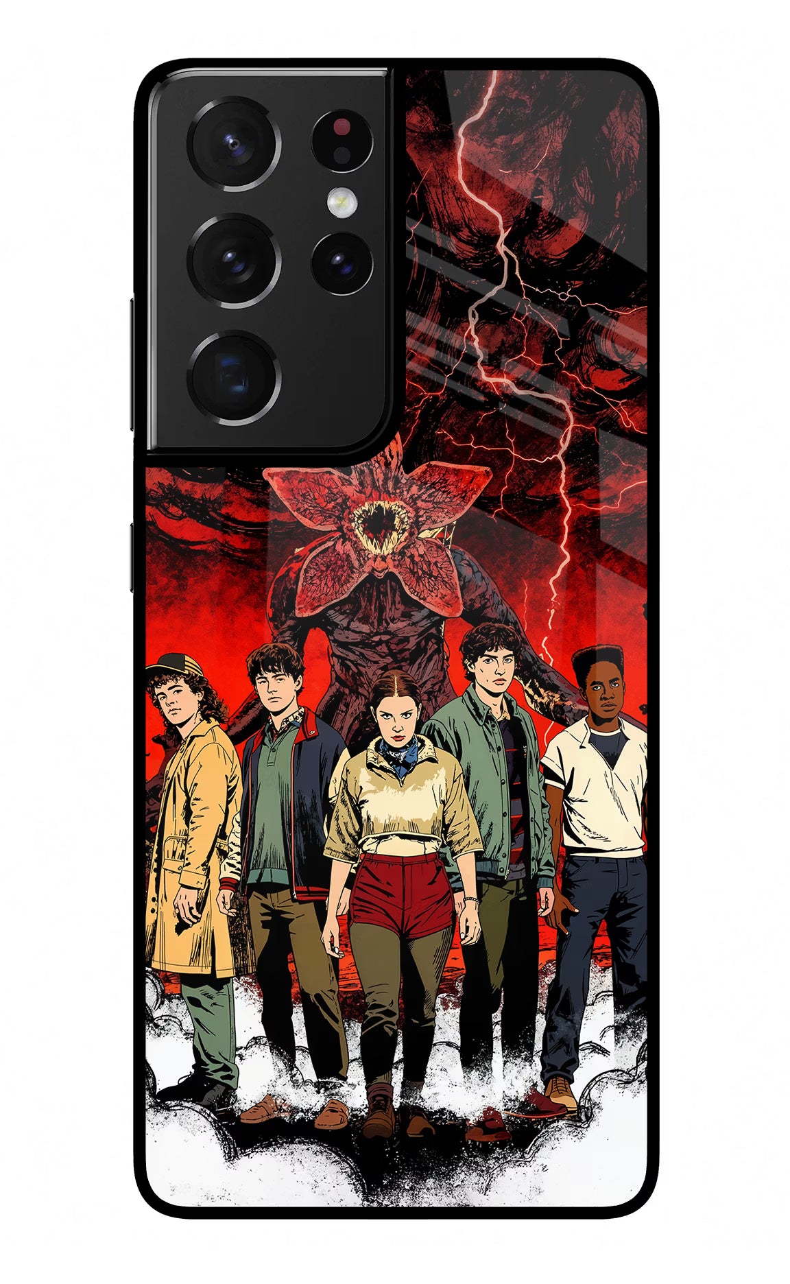 Ordinary Things Characters Samsung S21 Ultra Back Cover - Ordinary Things Characters Samsung S21 Ultra Glass Case Back Cover by Casekaro Ordinary Things Characters Samsung S21 Ultra Glass Case Back Cover by Casekaro