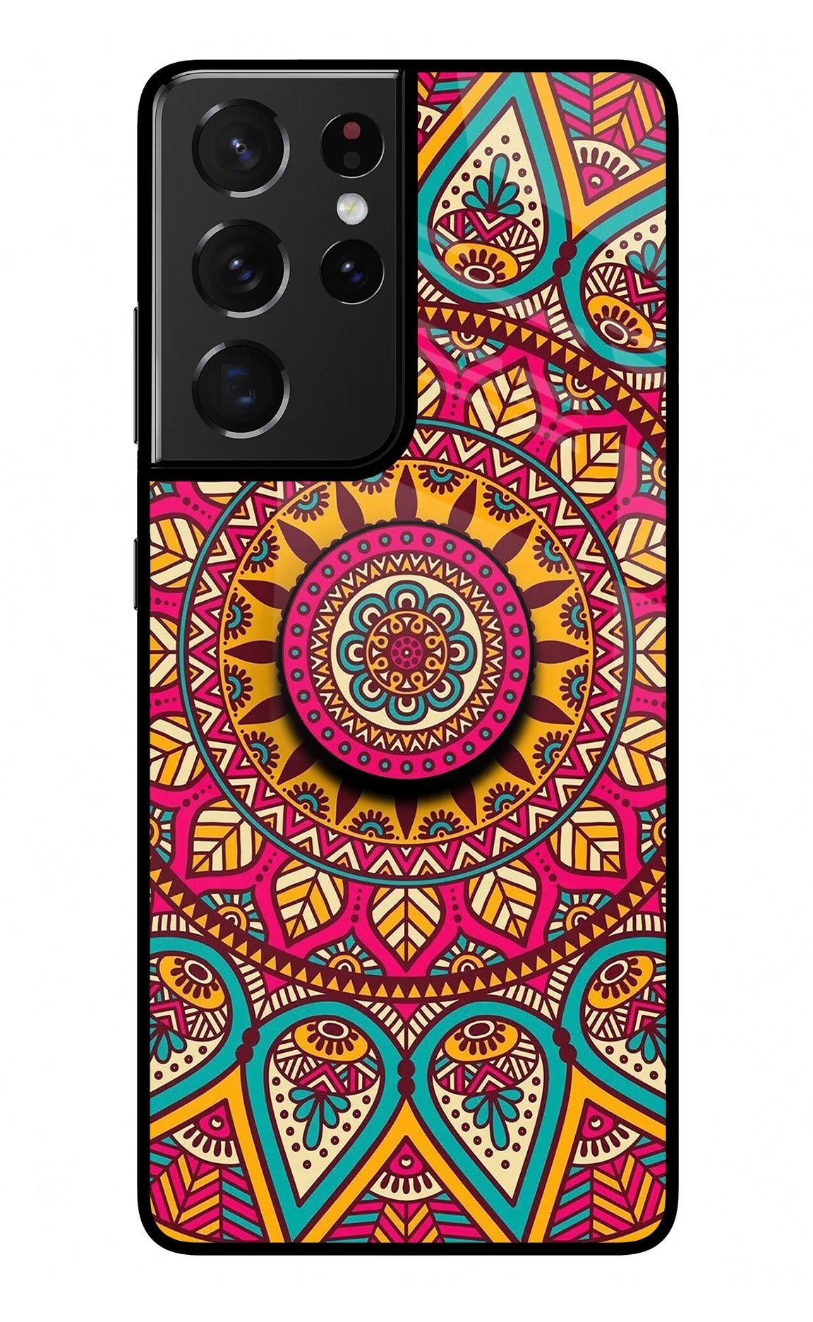 Mandala Samsung S21 Ultra Pop Case - Mandala Samsung S21 Ultra Pop Case by Casekaro Mandala Samsung S21 Ultra Pop Case by Casekaro