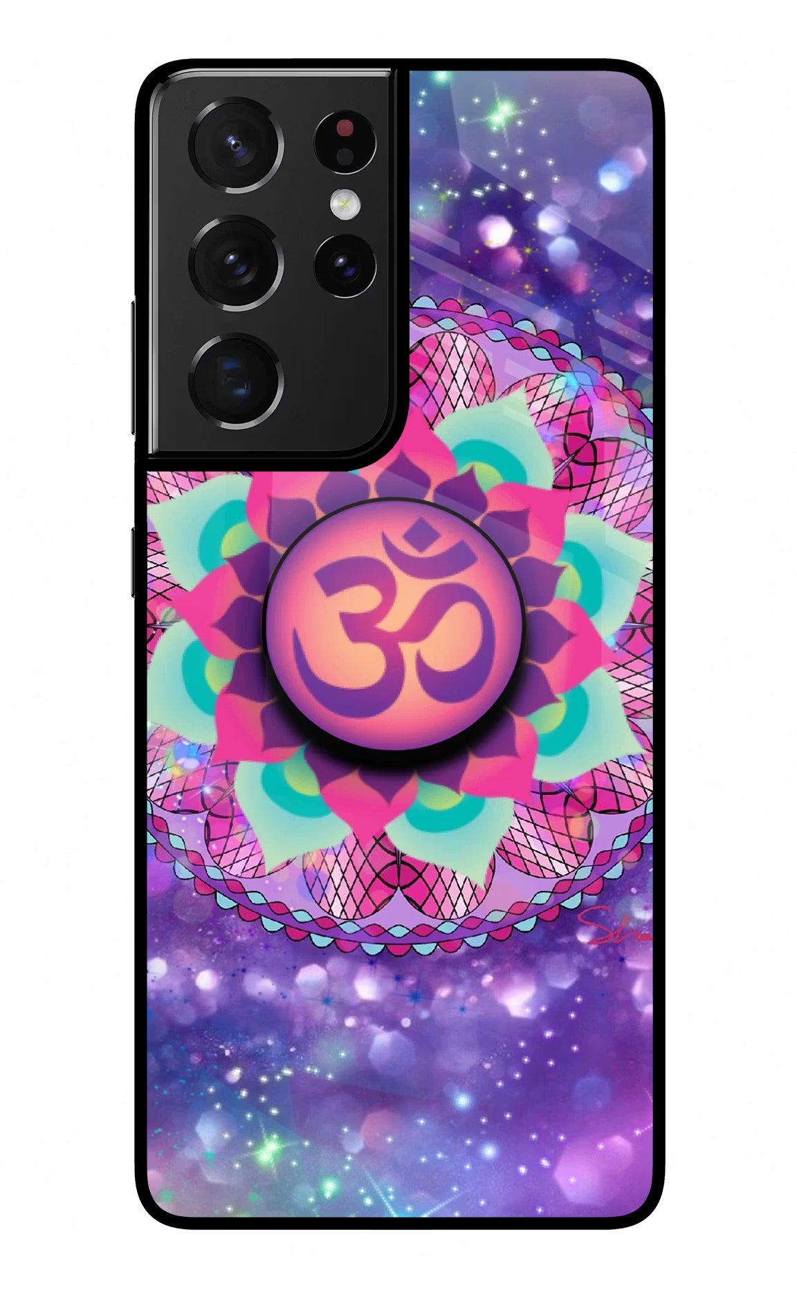 Om Purple Samsung S21 Ultra Pop Case - Om Purple Samsung S21 Ultra Pop Case by Casekaro Om Purple Samsung S21 Ultra Pop Case by Casekaro
