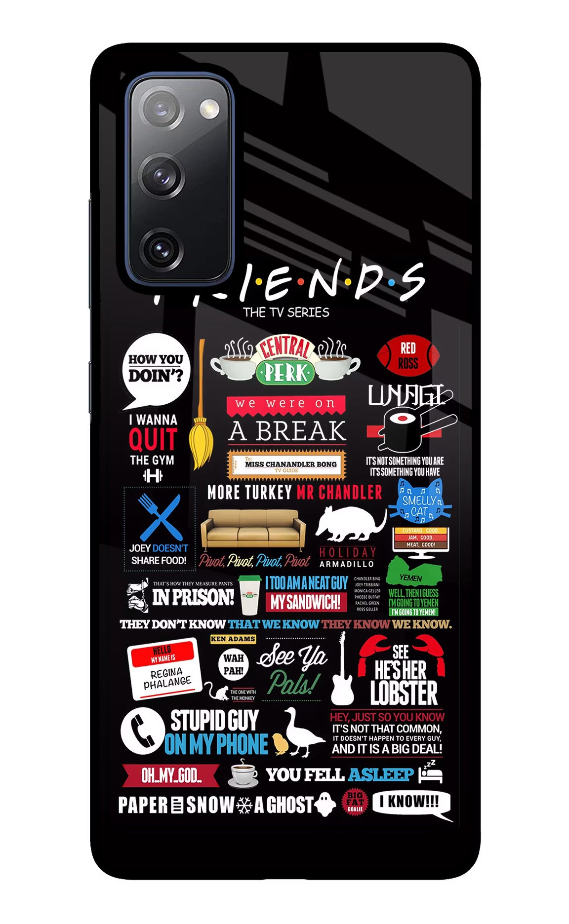 FRIENDS Samsung S20 FE Glass Case - FRIENDS Samsung S20 FE Glass Case FRIENDS Samsung S20 FE Glass Case