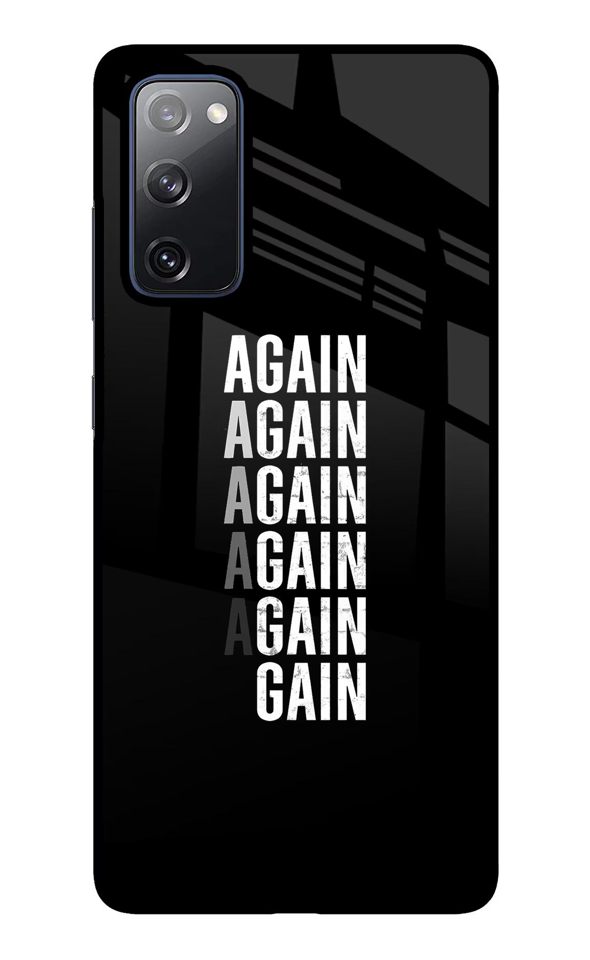 Again Again Gain Samsung S20 FE Glass Case - Again Again Gain Samsung S20 FE Glass Case Again Again Gain Samsung S20 FE Glass Case