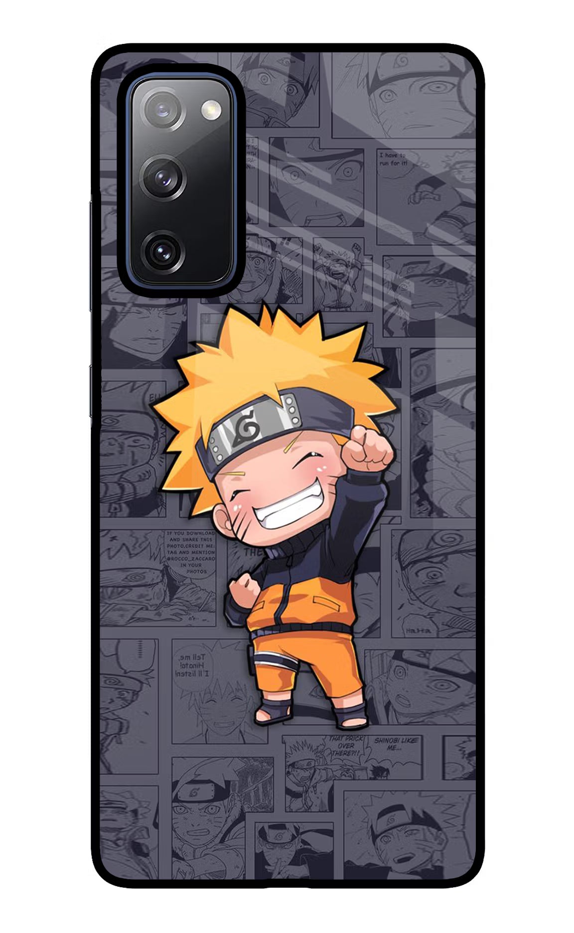 Chota Naruto Samsung S20 FE Glass Case - Chota Naruto Samsung S20 FE Glass Case Chota Naruto Samsung S20 FE Glass Case