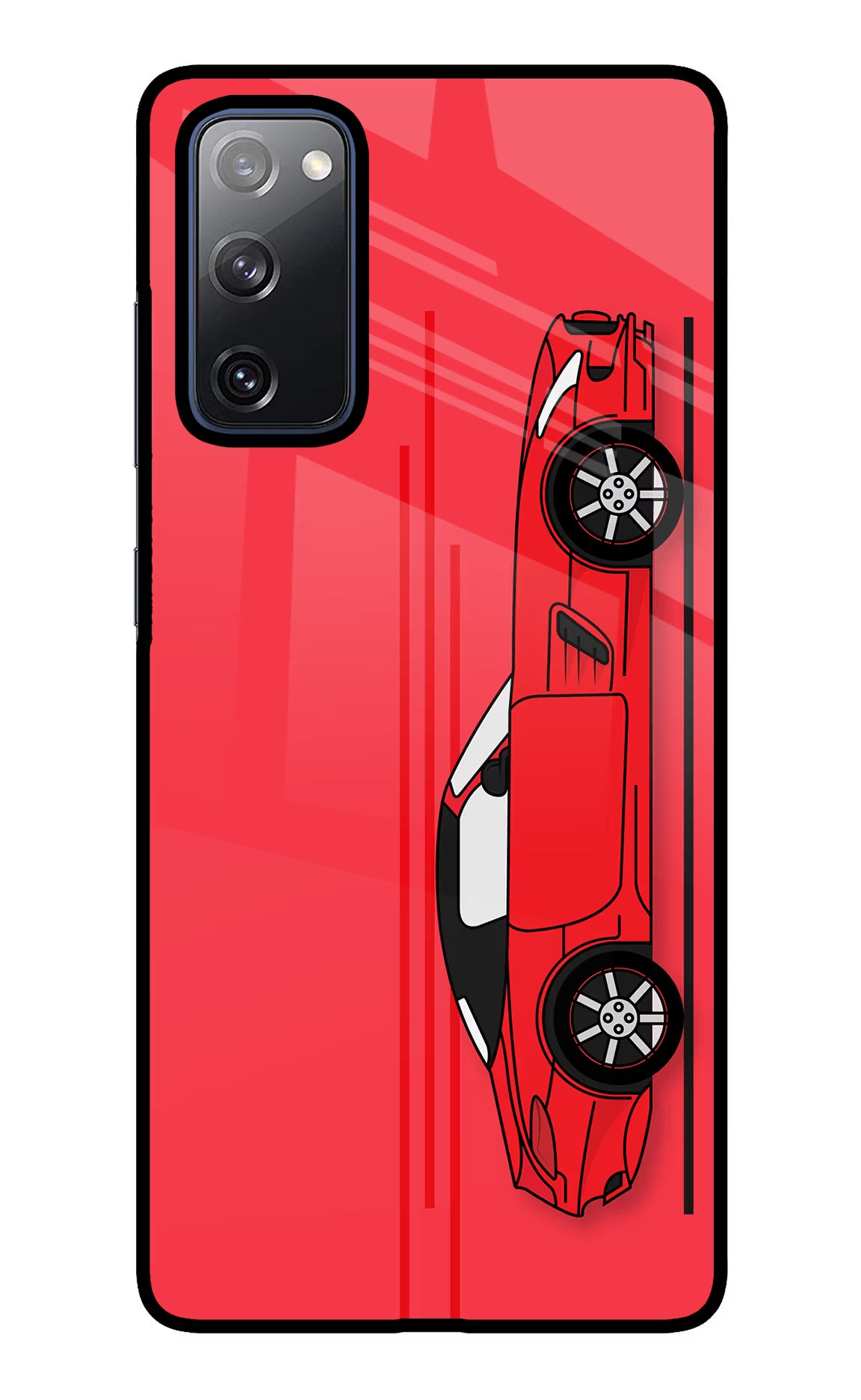 Red Velocity Samsung S20 FE Glass Case - Red Velocity Samsung S20 FE Glass Case Red Velocity Samsung S20 FE Glass Case