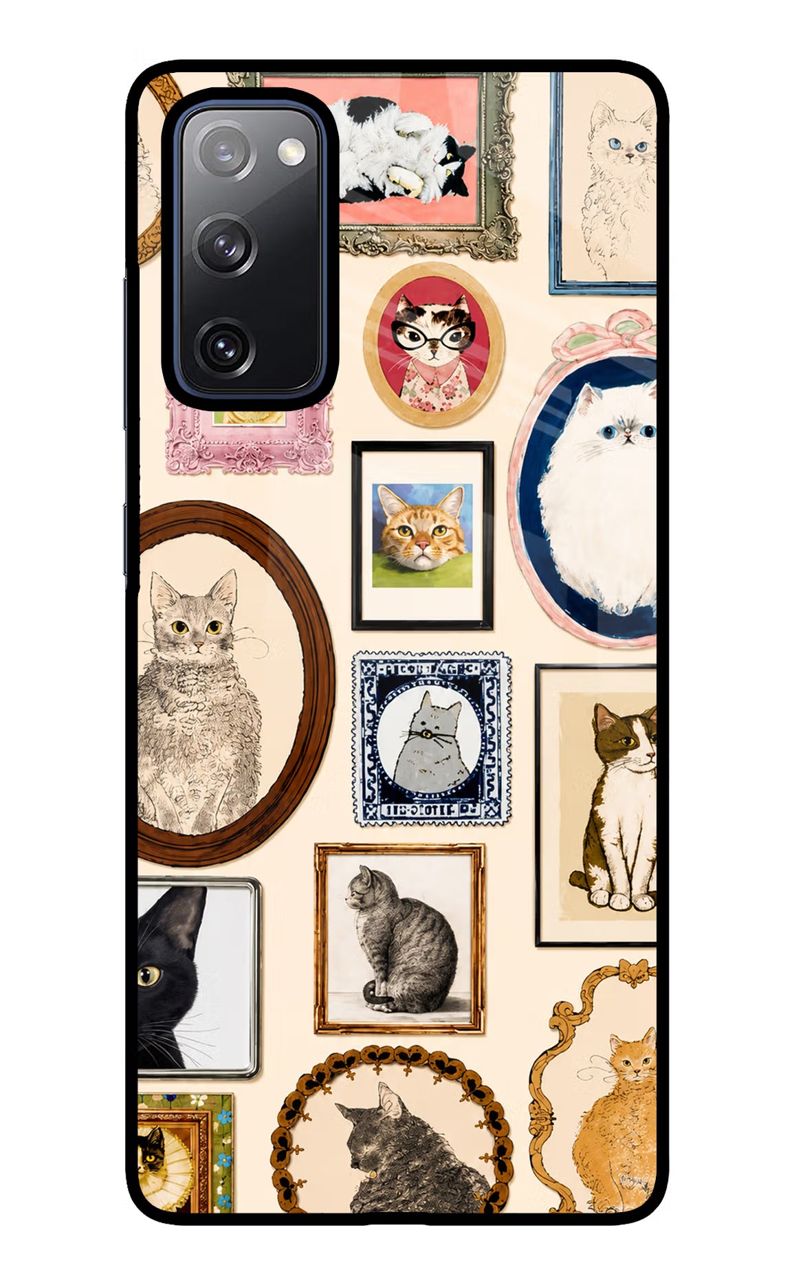 Mirror Cats Samsung S20 FE Glass Case - Mirror Cats Samsung S20 FE Glass Case Mirror Cats Samsung S20 FE Glass Case