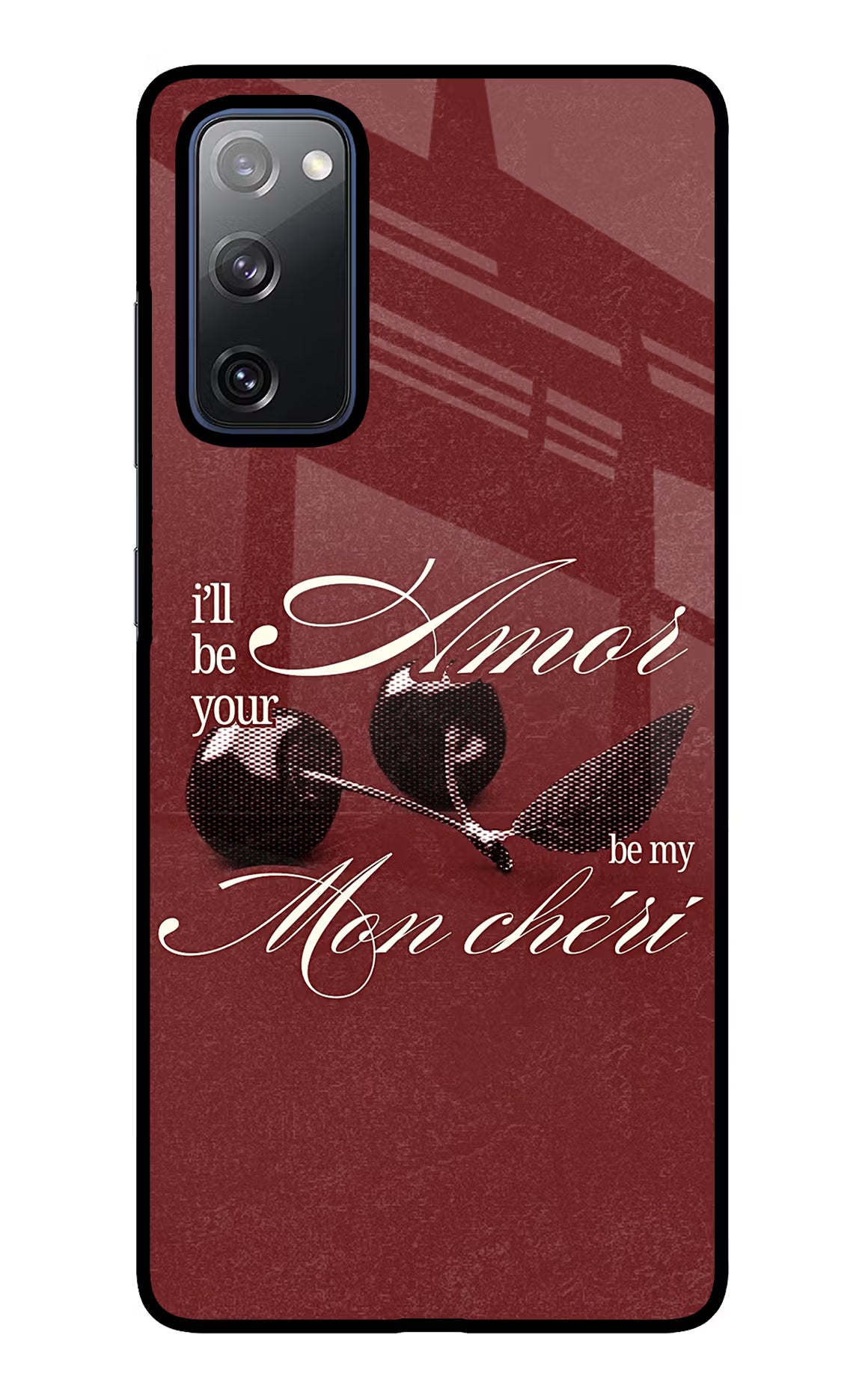 Velvet Cherry Samsung S20 FE Glass Case - Velvet Cherry Samsung S20 FE Glass Case Velvet Cherry Samsung S20 FE Glass Case