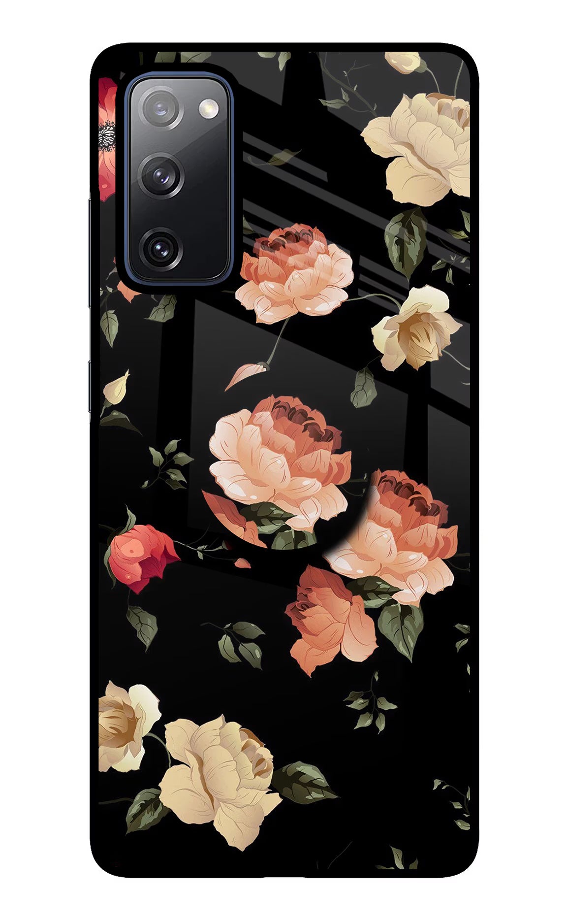 Flowers Samsung S20 FE Glass Case - Flowers Samsung S20 FE Glass Case Flowers Samsung S20 FE Glass Case