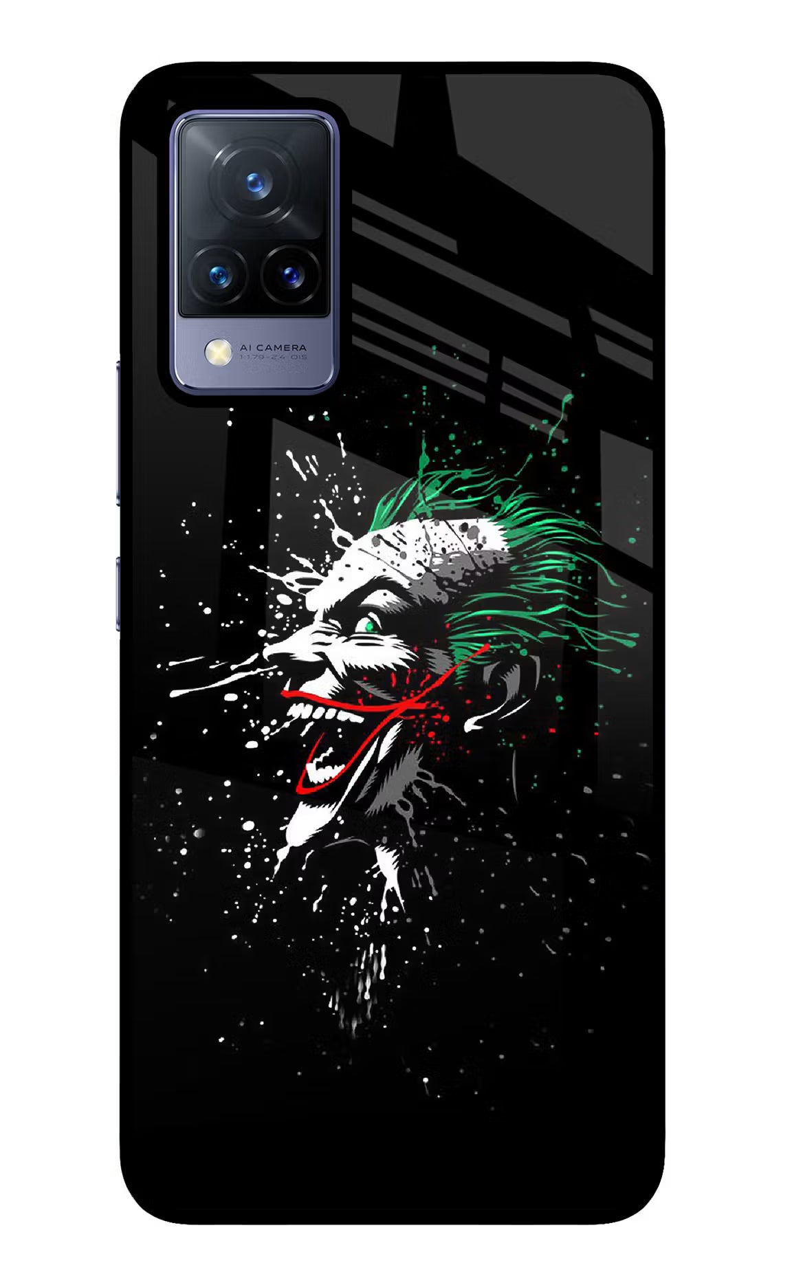 Joker Vivo V21 Back Cover - Joker Vivo V21 Glass Case Back Cover by Casekaro Joker Vivo V21 Glass Case Back Cover by Casekaro