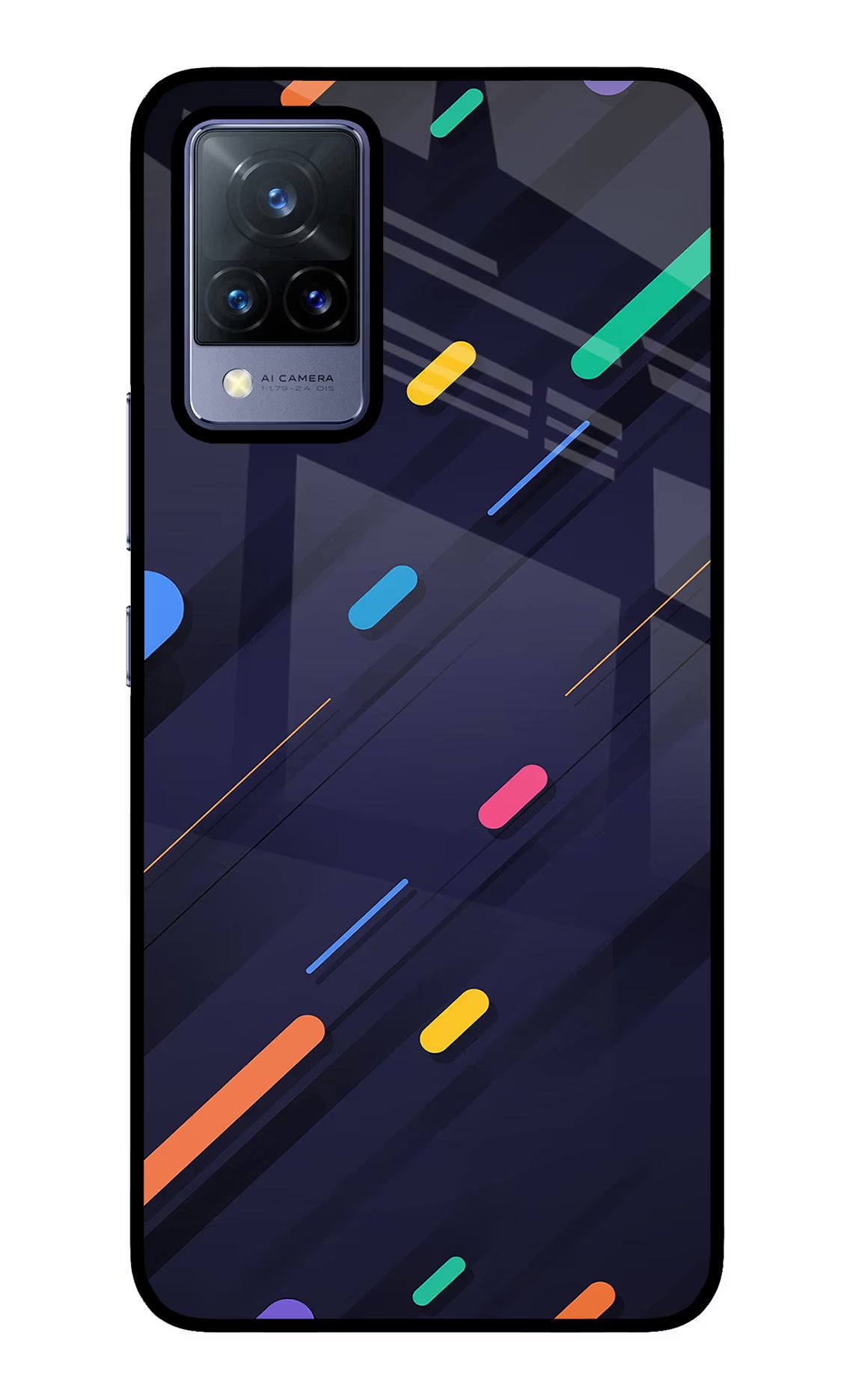 Abstract Design Vivo V21 Back Cover - Abstract Design Vivo V21 Glass Case Back Cover by Casekaro Abstract Design Vivo V21 Glass Case Back Cover by Casekaro