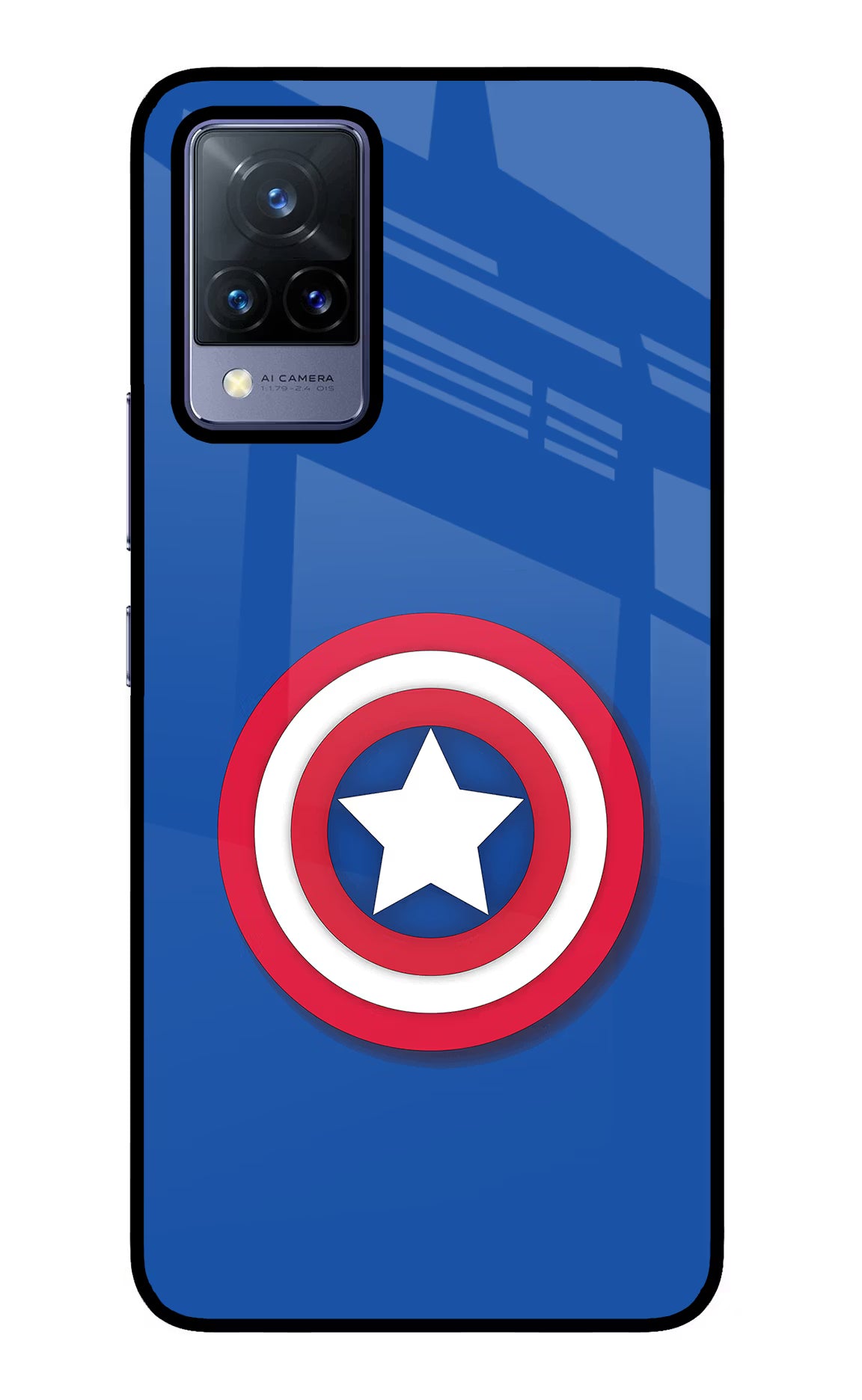 Shield Vivo V21 Back Cover - Shield Vivo V21 Glass Case Back Cover by Casekaro Shield Vivo V21 Glass Case Back Cover by Casekaro