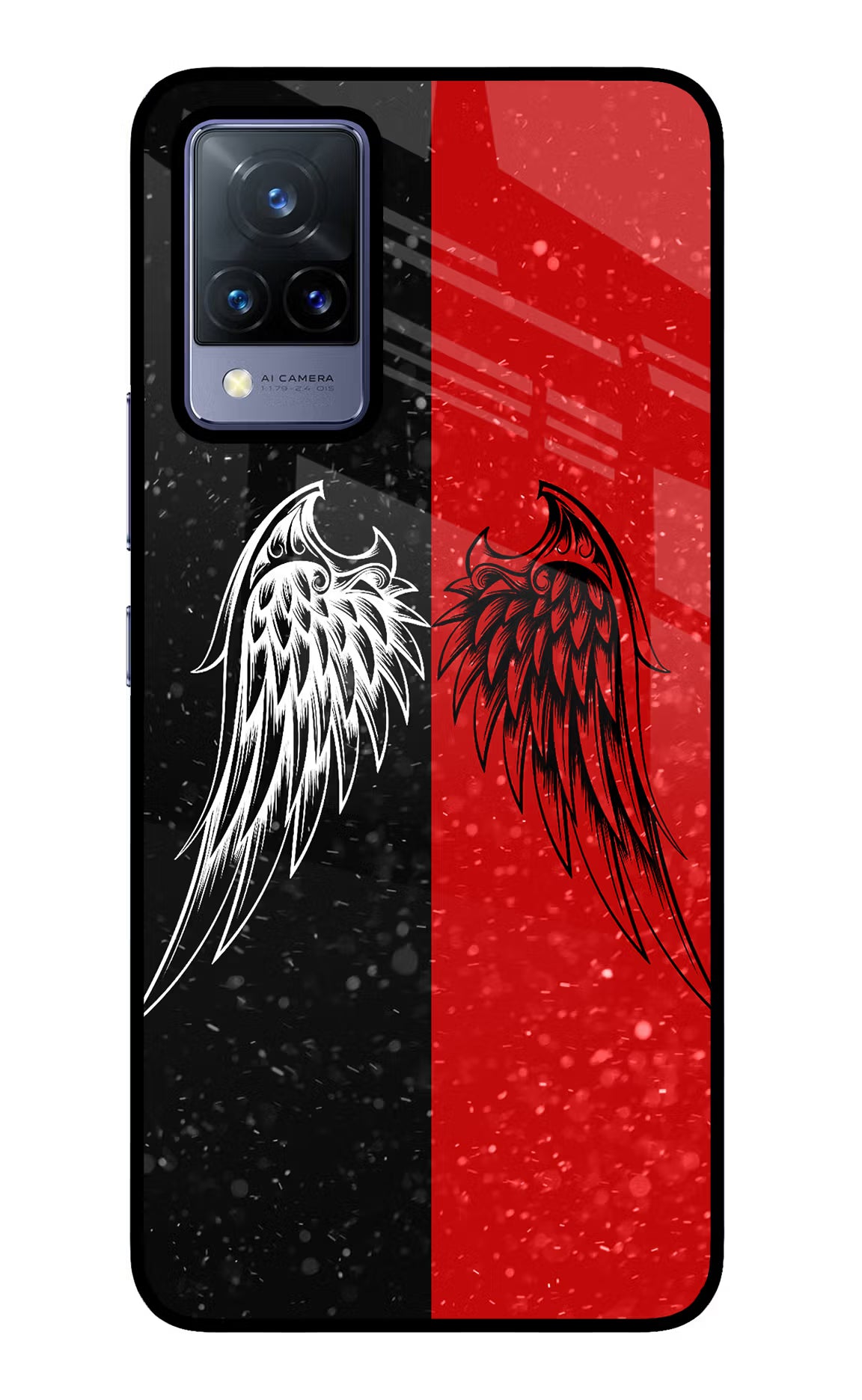 Wings Vivo V21 Glass Case - Wings Vivo V21 Glass Case Wings Vivo V21 Glass Case
